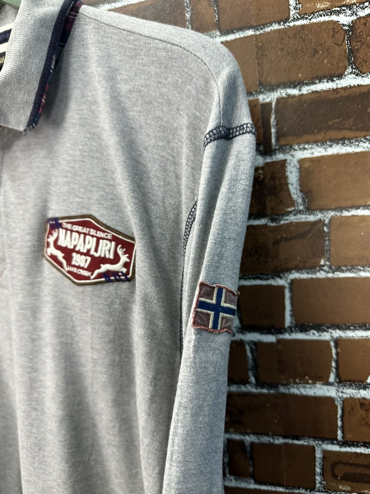 Napapijri Napijiri Geographic Polo Rugby Shirt A916 Size US XL / EU 56 / 4 - 3 Thumbnail