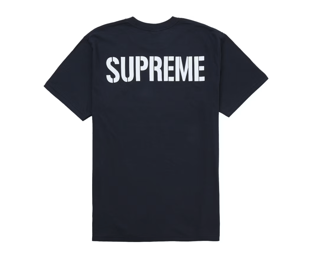 Supreme Supreme World Famous Tee Navy Size M Size US M / EU 48-50 / 2 - 2 Thumbnail