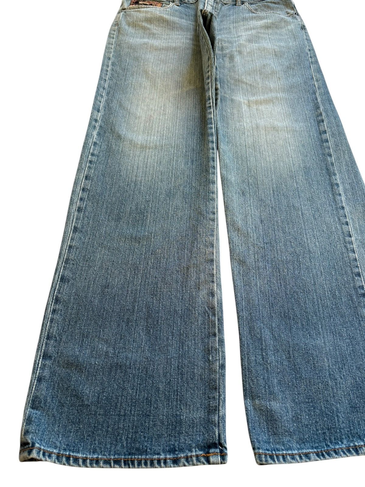 Japanese Brand Vintage Japanese Brand Sugoi Embroidery Mud Wash Baggy Jeans Size US 34 / EU 50 - 6 Thumbnail