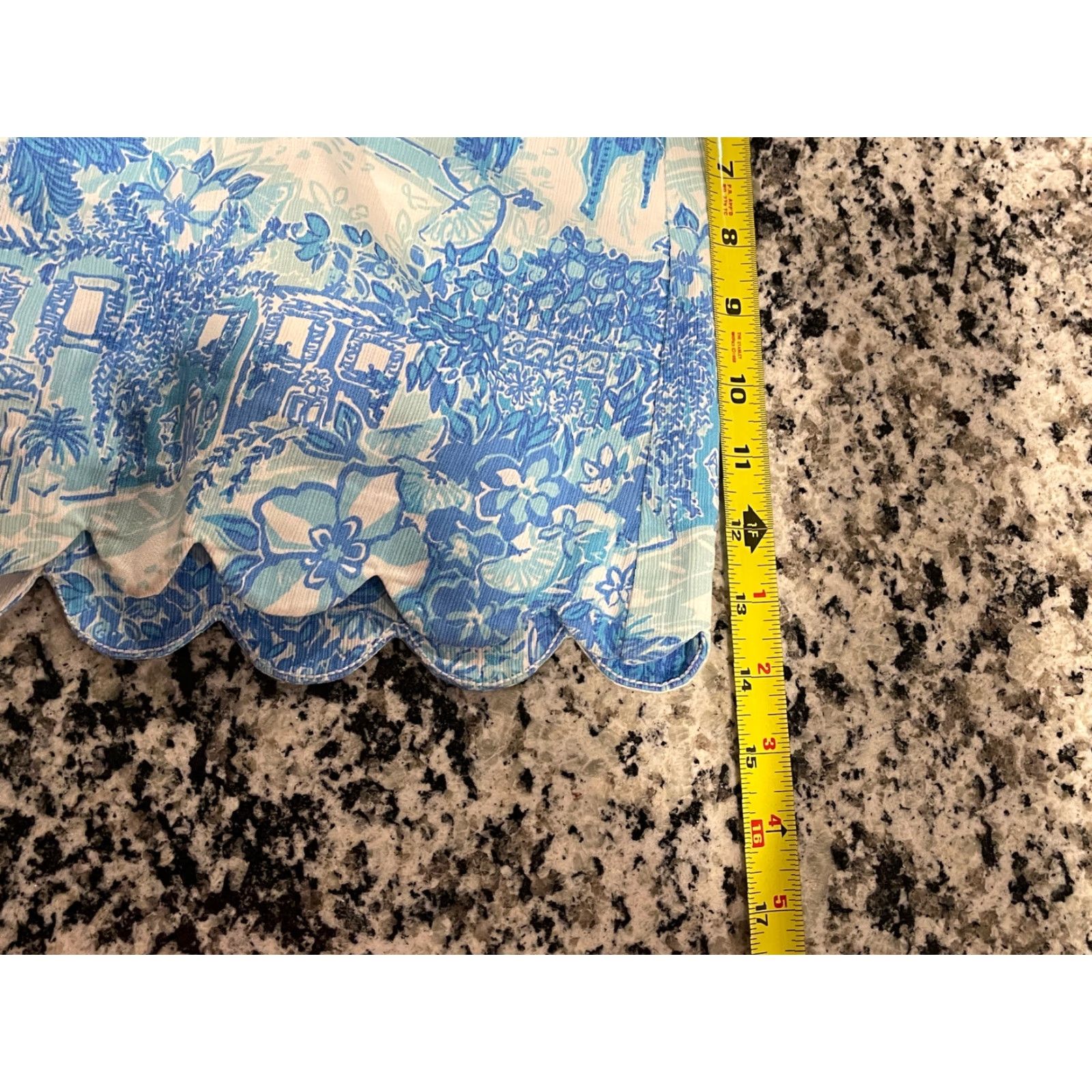 Lilly Pulitzer Lilly Pulitzer Skort Colette Toile Me About It Women's 2 Blue Lined Cotton Short Casual Travel Mens? No, Women. Size 26" / US 2 / IT 38 - 7 Thumbnail