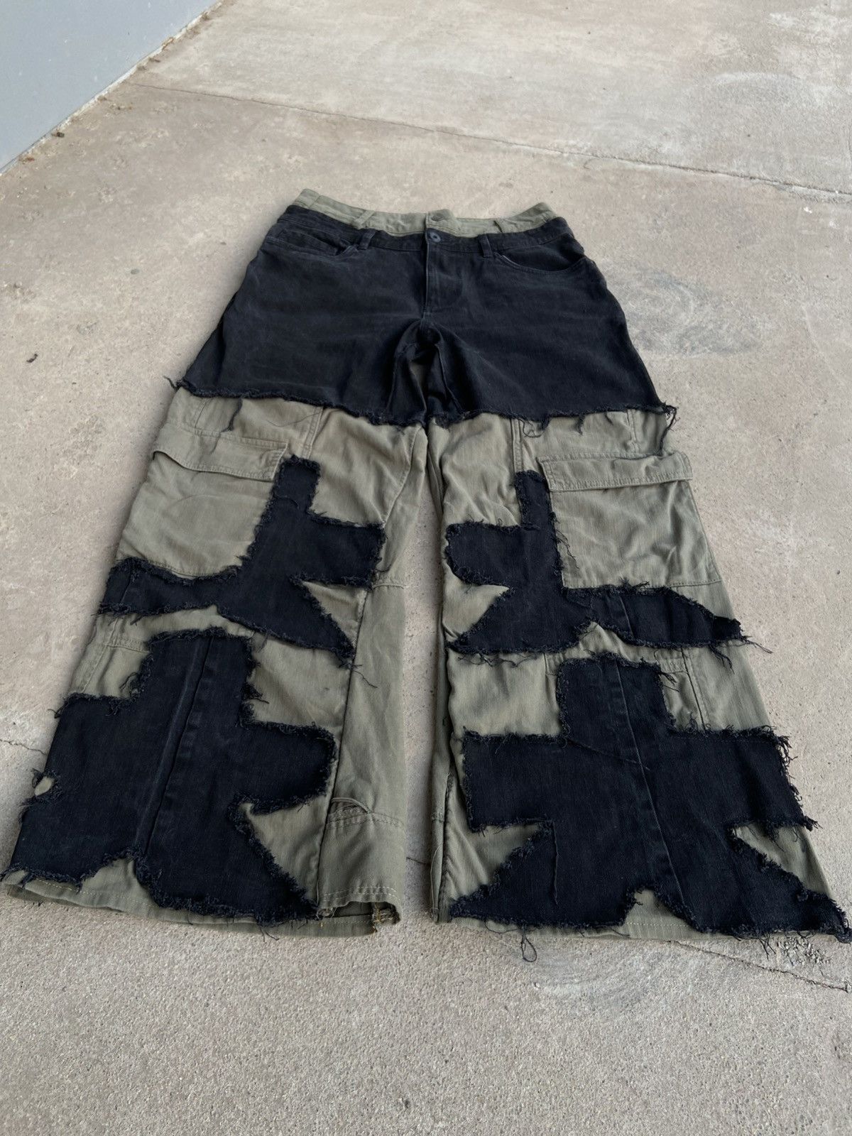 Japanese Brand 1of1 Dual denim cargo pants Size US 32 / EU 48 - 5 Thumbnail