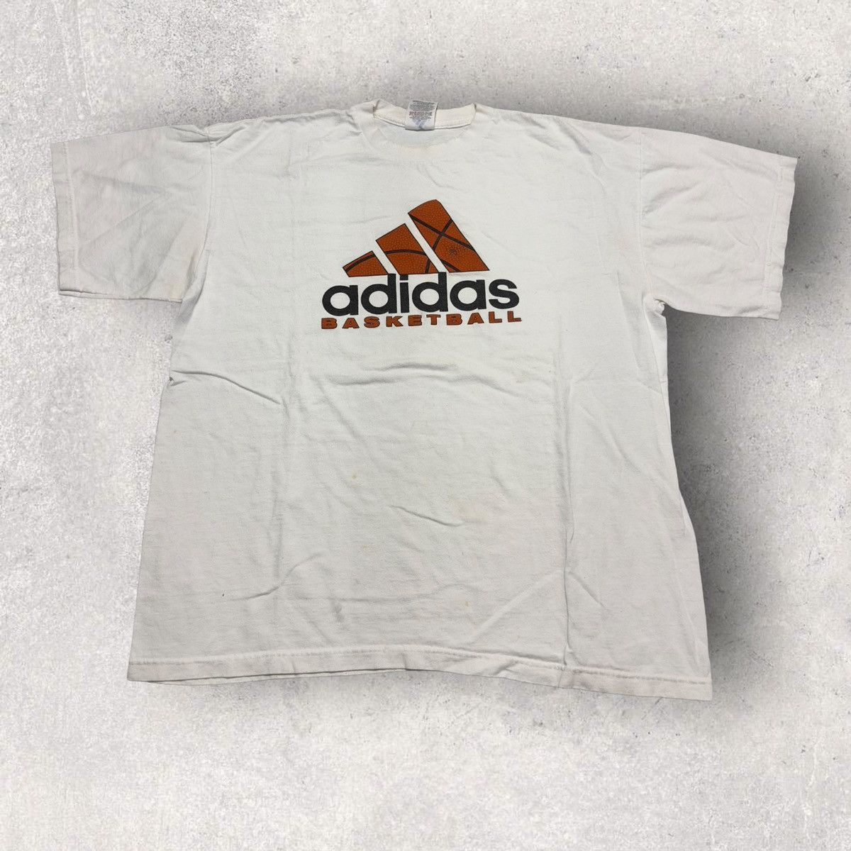 Adidas × Vintage Vintage Adidas Basketball tee Size US XL / EU 56 / 4 - 1 Thumbnail