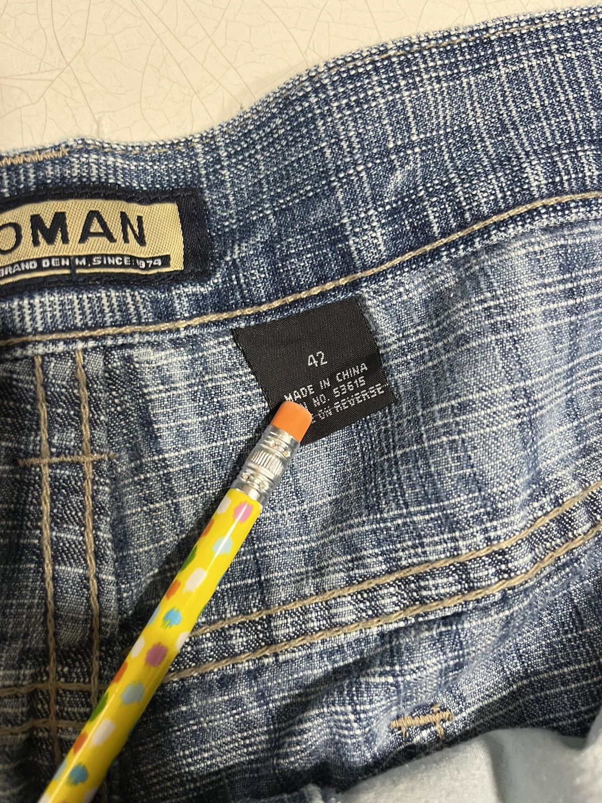 Vintage Y2K Koman baggy denim shorts Size US 42 / EU 58 - 3 Thumbnail