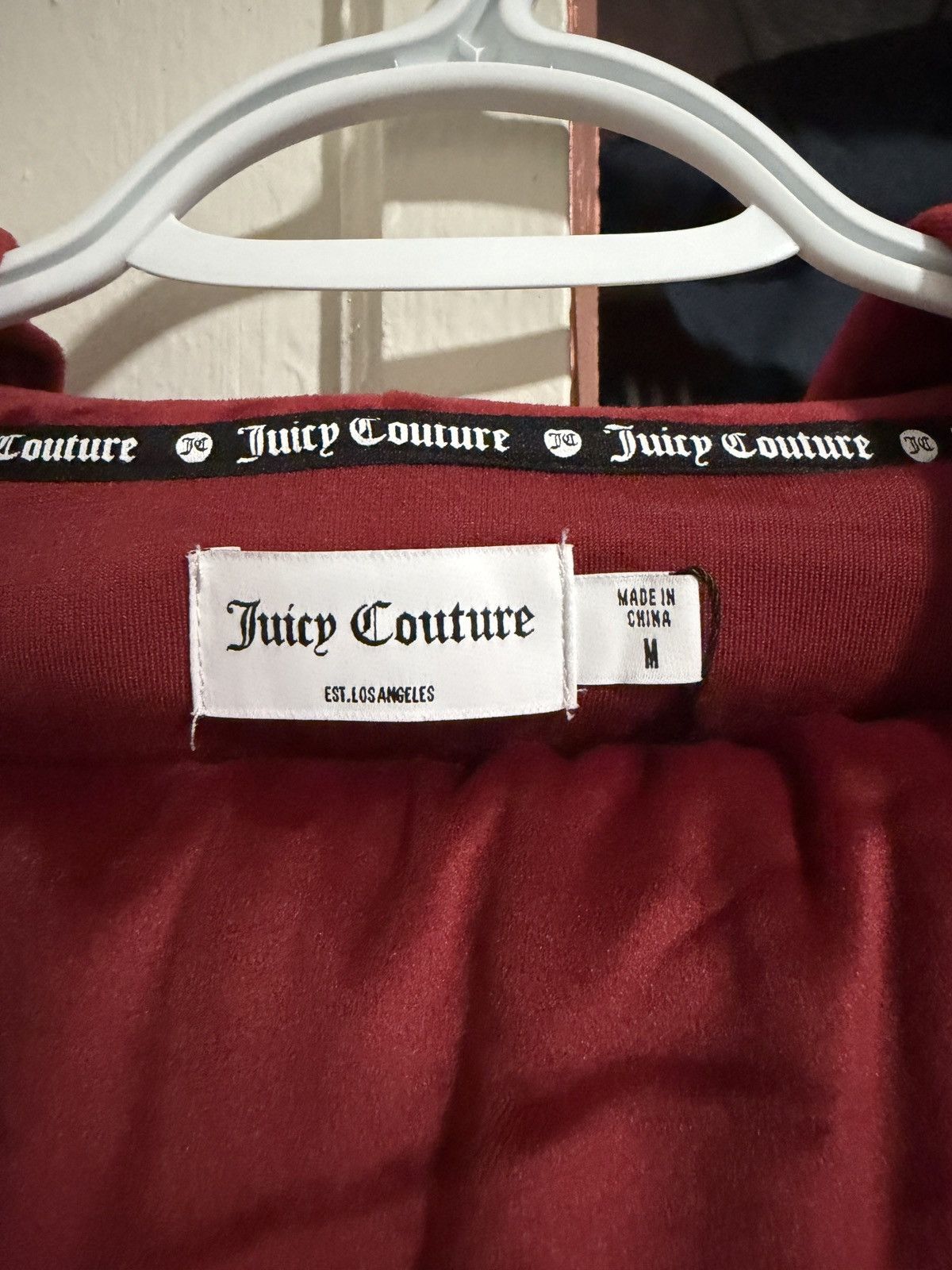Juicy Couture Red Dahlia Juicy Couture Set ( Hoodie & Pants ) Size M / US 6-8 / IT 42-44 - 2 Thumbnail