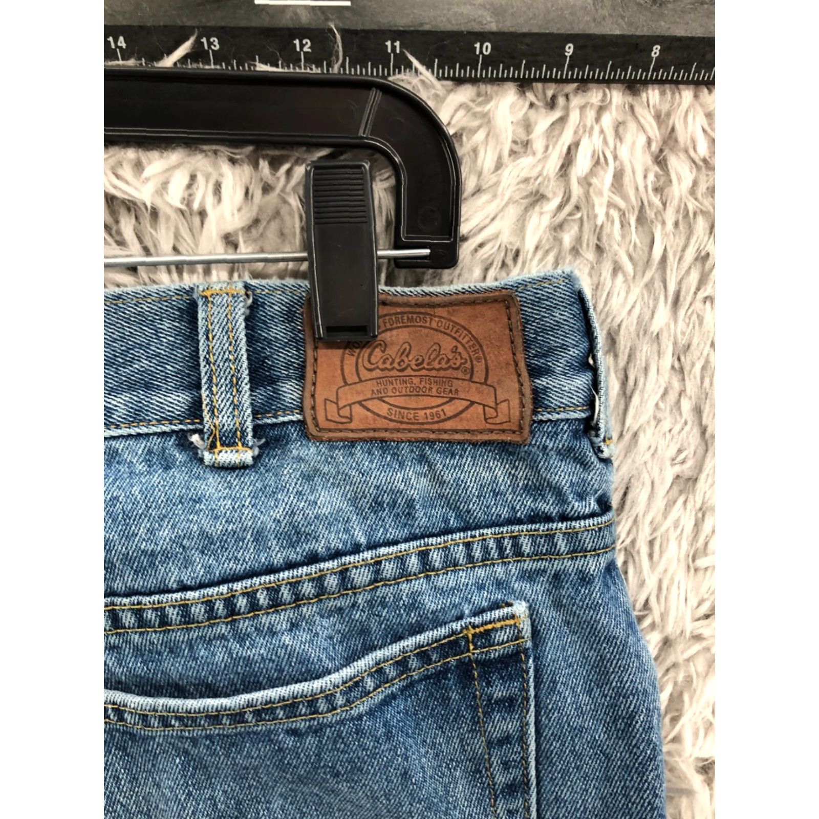 Vintage Cabela's Jeans Mens Regular Straight Blue Denim 38x32 Size 38 Mid Rise 5-Pocket Size US 38 / EU 54 - 6 Thumbnail