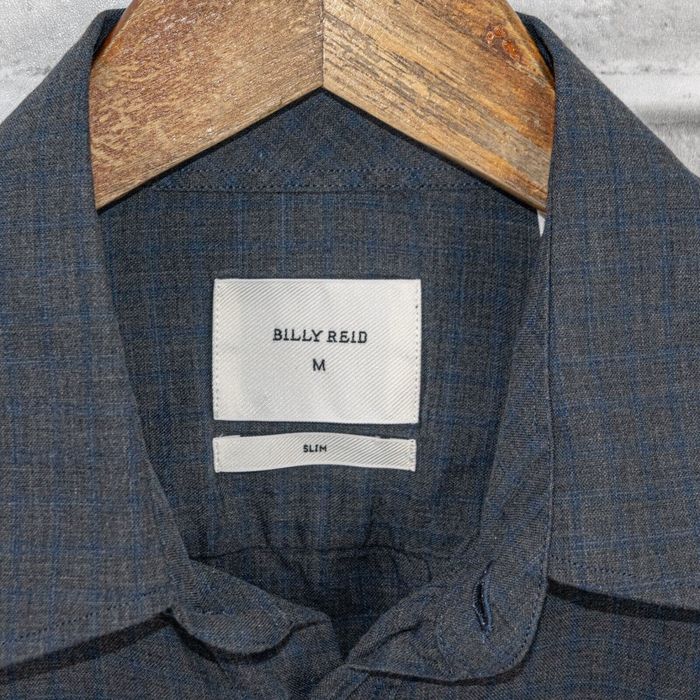 Billy Reid BILLY REID Men s Slim fit Button up Shirt in Gray with