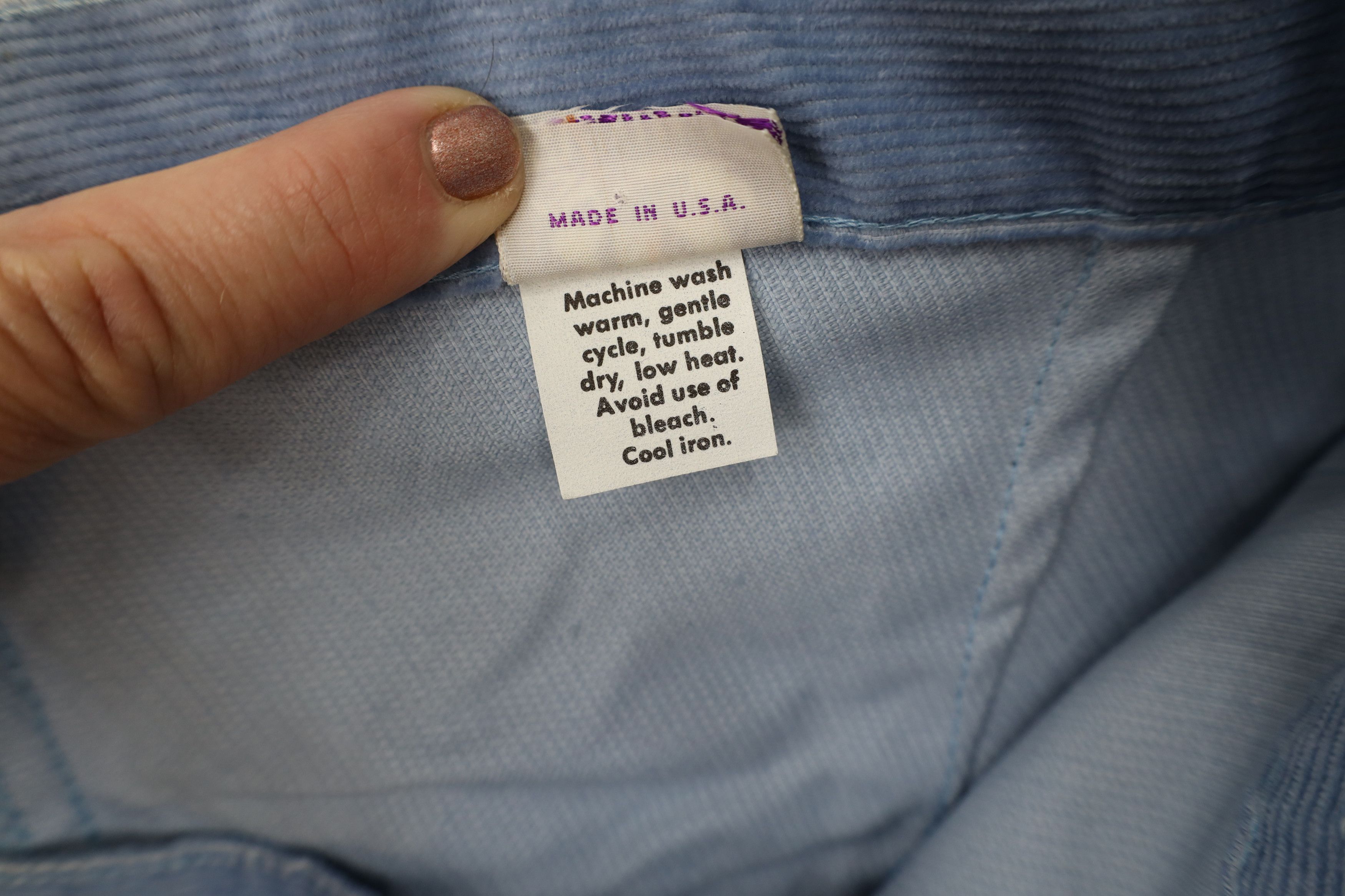 Sundek Vintage 70s Sundek Corduroy Bell Bottoms Pants Blue USA Size US 32 / EU 48 - 9 Thumbnail