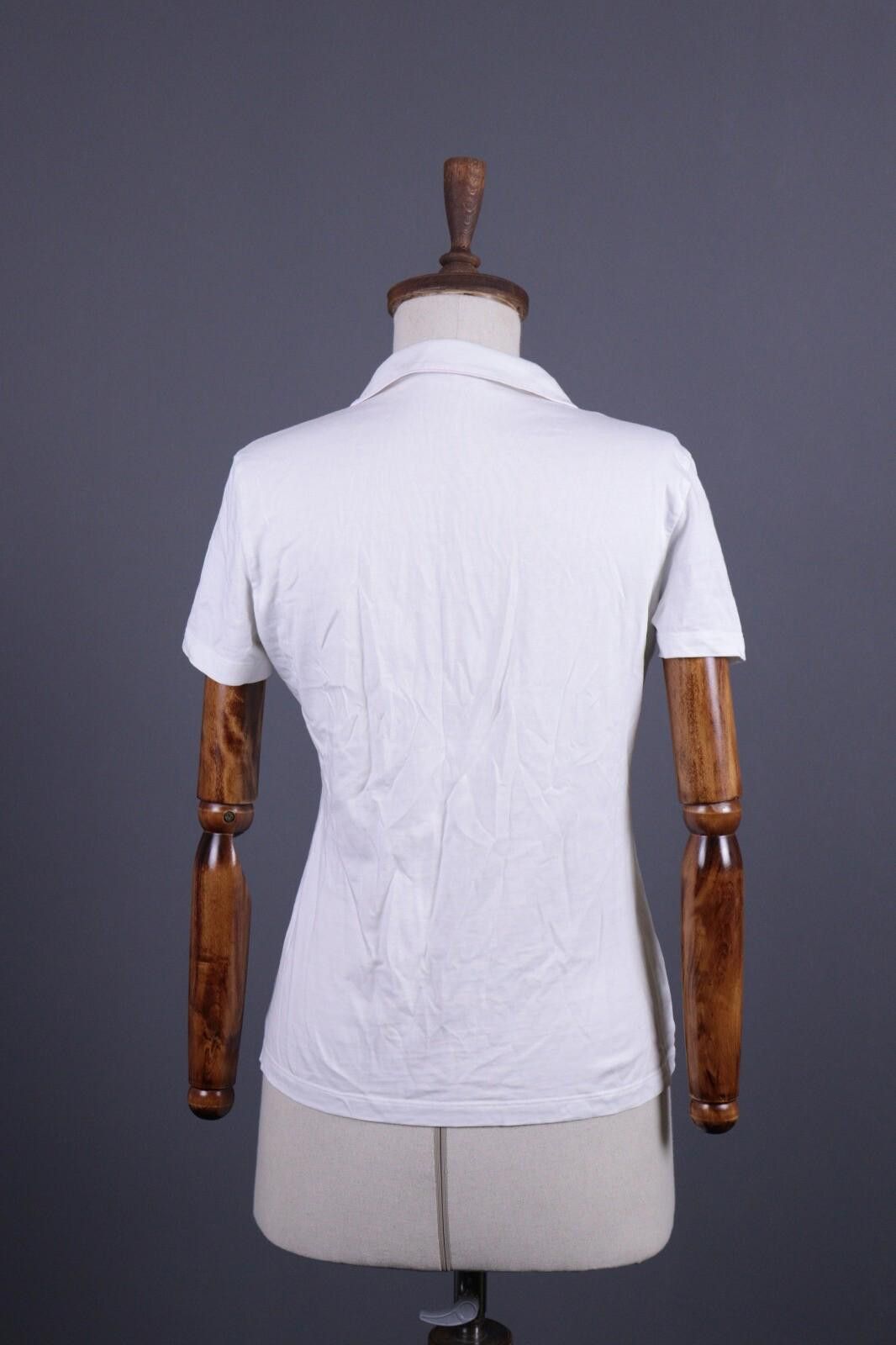 Saint James Saint James Depuis 1889 White Henley Shirt Size I42 /US6 Size M / US 6-8 / IT 42-44 - 7 Thumbnail
