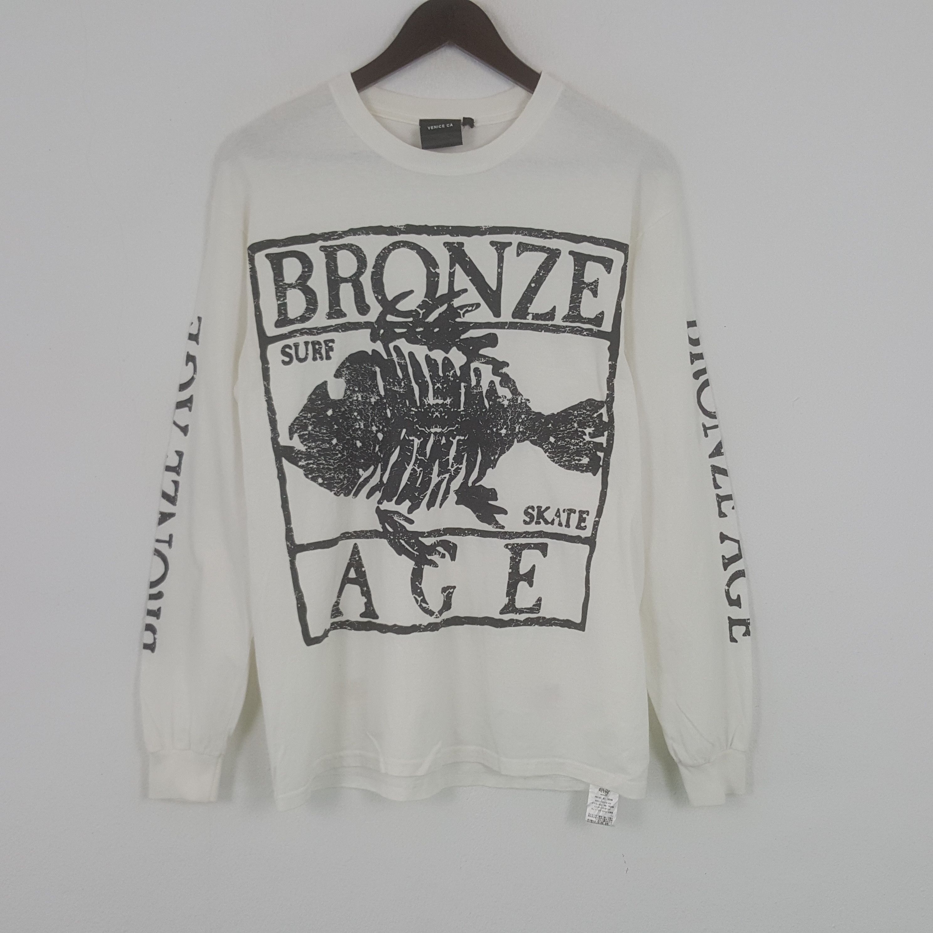 Vintage Vintage Bronze Age Surfing Style Long Sleeve Tshirt Size US M / EU 48-50 / 2 - 1 Thumbnail