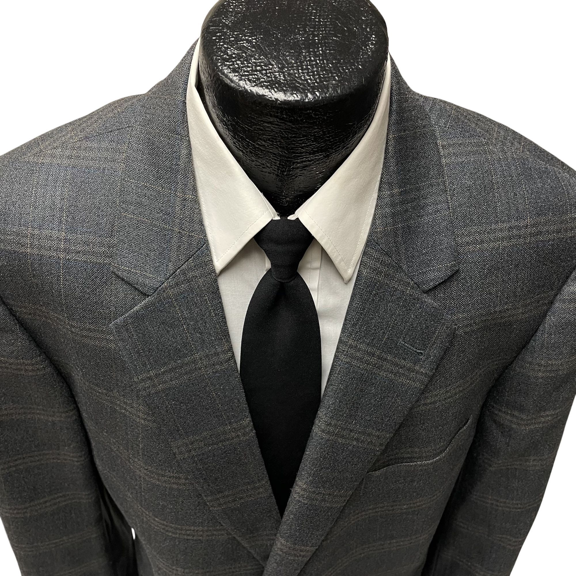Jos. A. Bank Jos A Bank Sport Coat Gold OVERCHECK Wool Jacket Size 48R - 2 Thumbnail