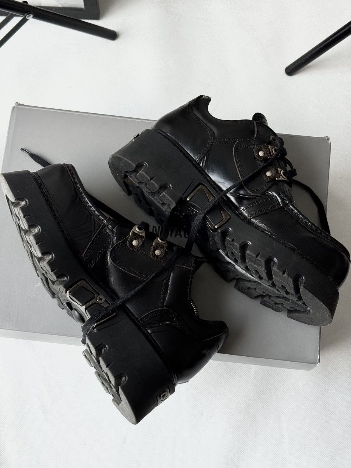 Vintage Avant Garde boots high platform shoes rare Memphis Kanye Size US 10 / EU 43 - 4 Thumbnail