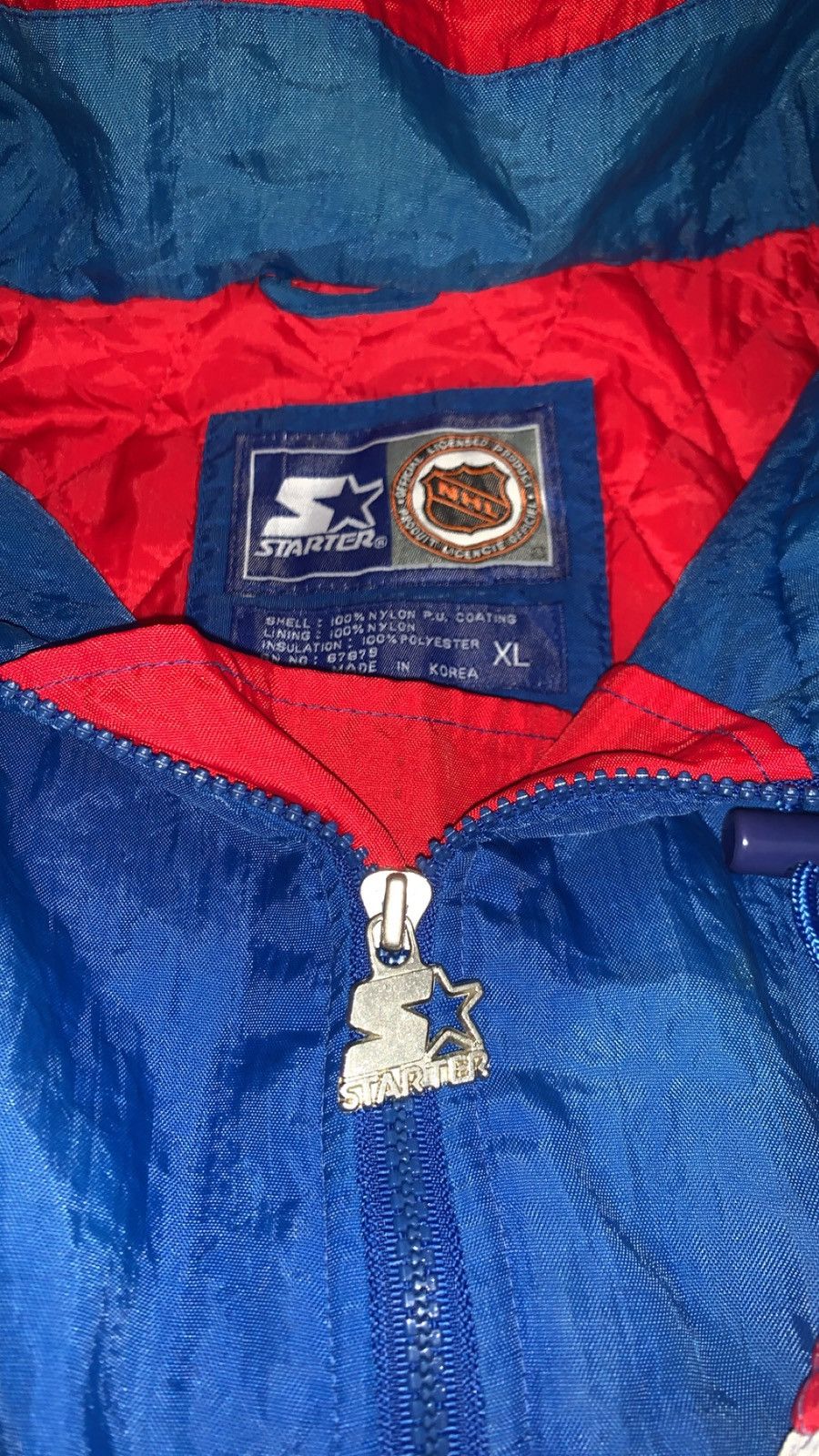 Starter × Vintage Vintage NY rangers starter jacket in mint condition Size US XL / EU 56 / 4 - 4 Thumbnail