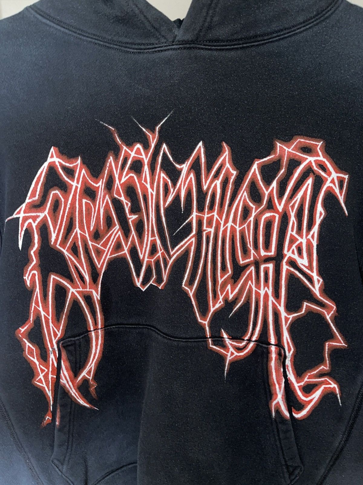 Revenge Revenge Red Lightning hoodie Size US S / EU 44-46 / 1 - 3 Thumbnail