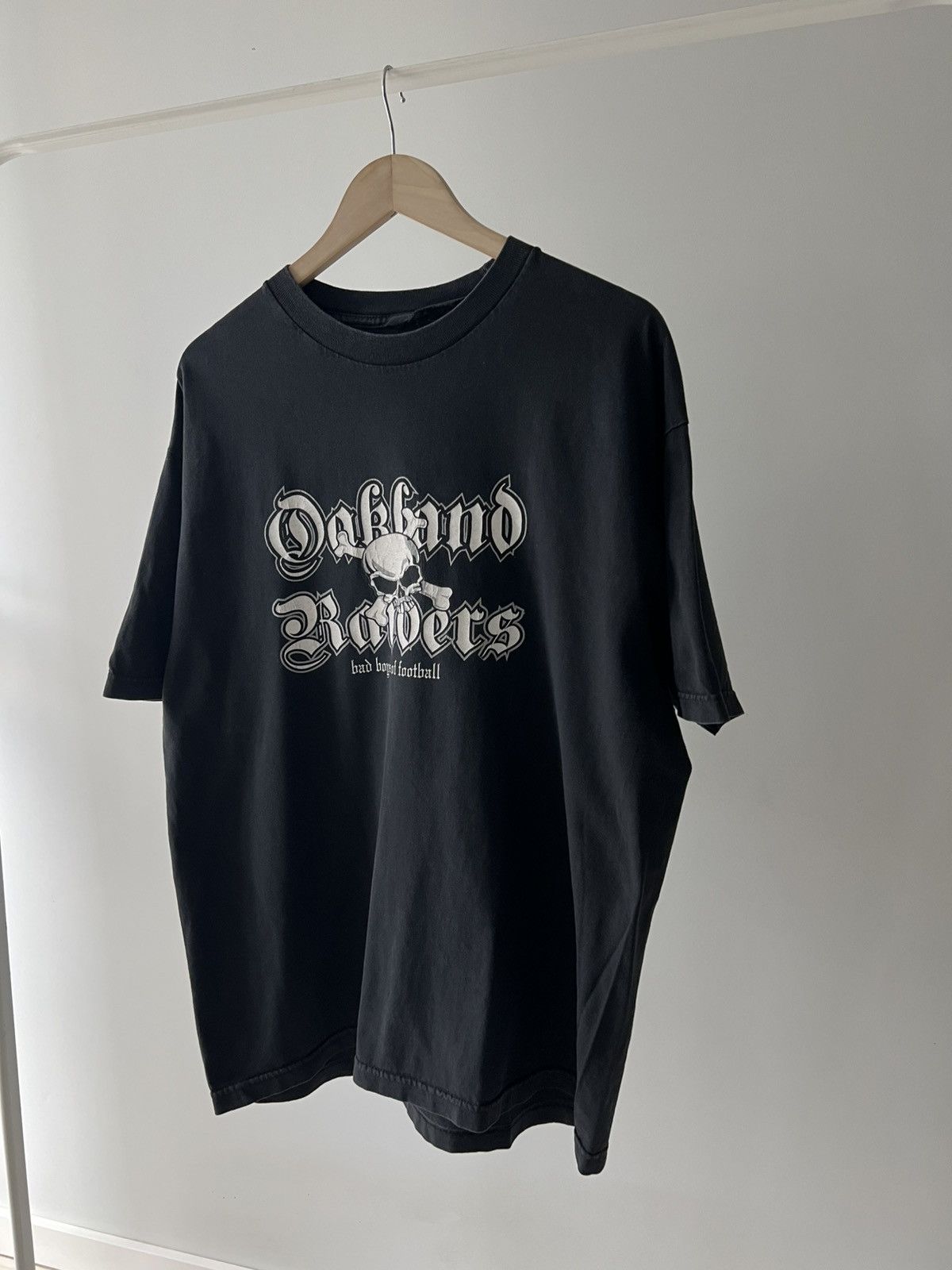 Band Tees Vintage Oakland Raiders Skull Graphic Double-Sided Tee Black Size US L / EU 52-54 / 3 - 3 Thumbnail