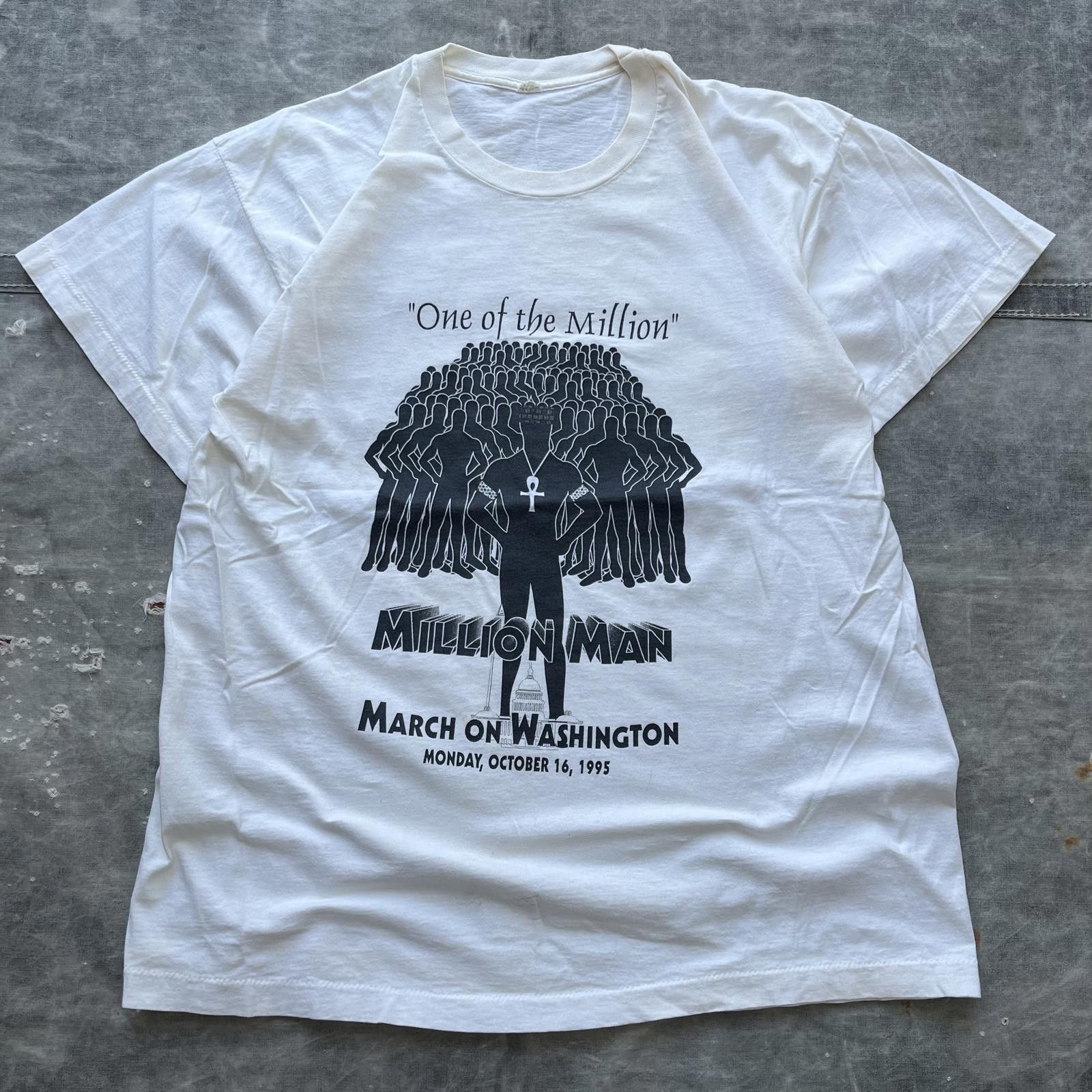 Vintage Vintage 90s Million Man March African American MLK Shirt Size US XL / EU 56 / 4 - 1 Thumbnail