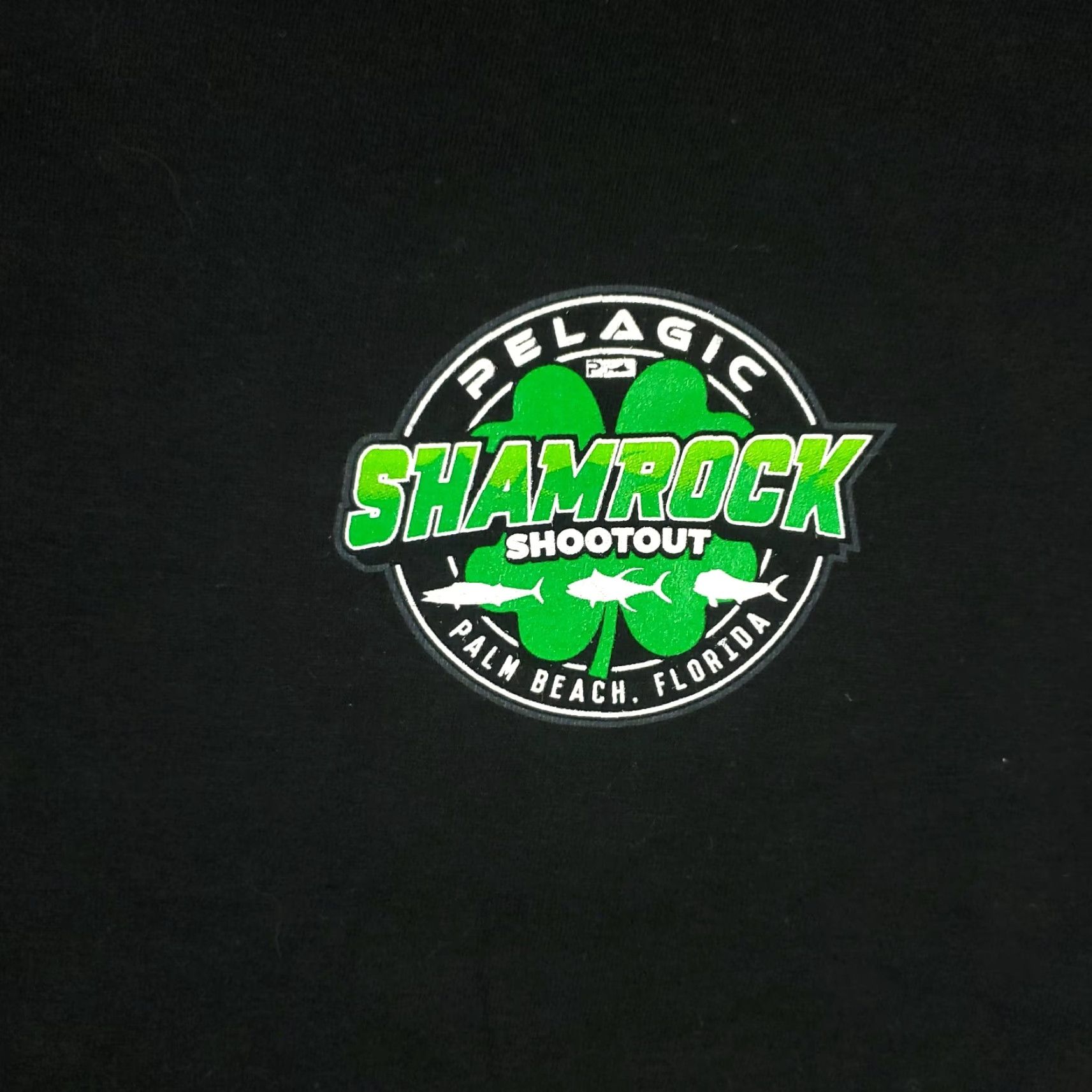Vintage Pelagic T-Shirt Mens 2XL Black Palm Beach Shamrock Graphic Long Sleeve Shirt Mens 2XL Black Palm Beach Shamrock Graphic Size US XXL / EU 58 / 5 - 2 Thumbnail