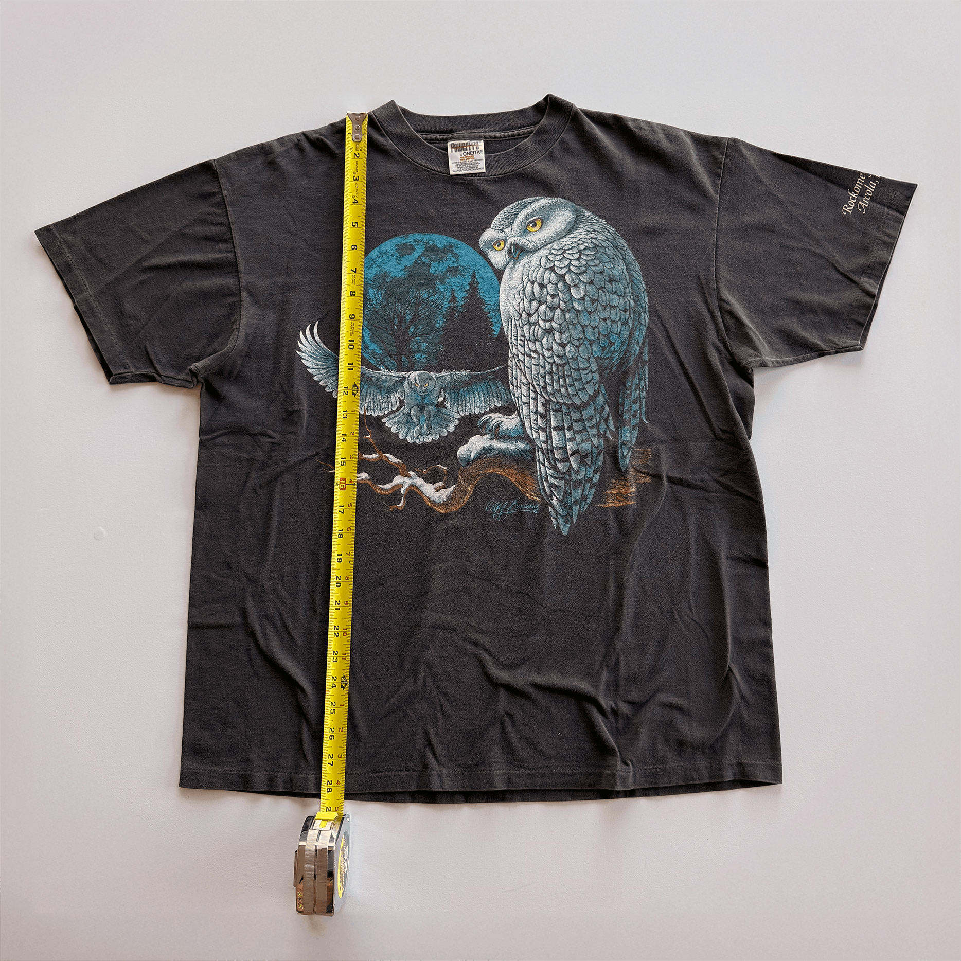 Vintage 1996 Vintage Snowy Owl Tee Size US XL / EU 56 / 4 - 9 Thumbnail