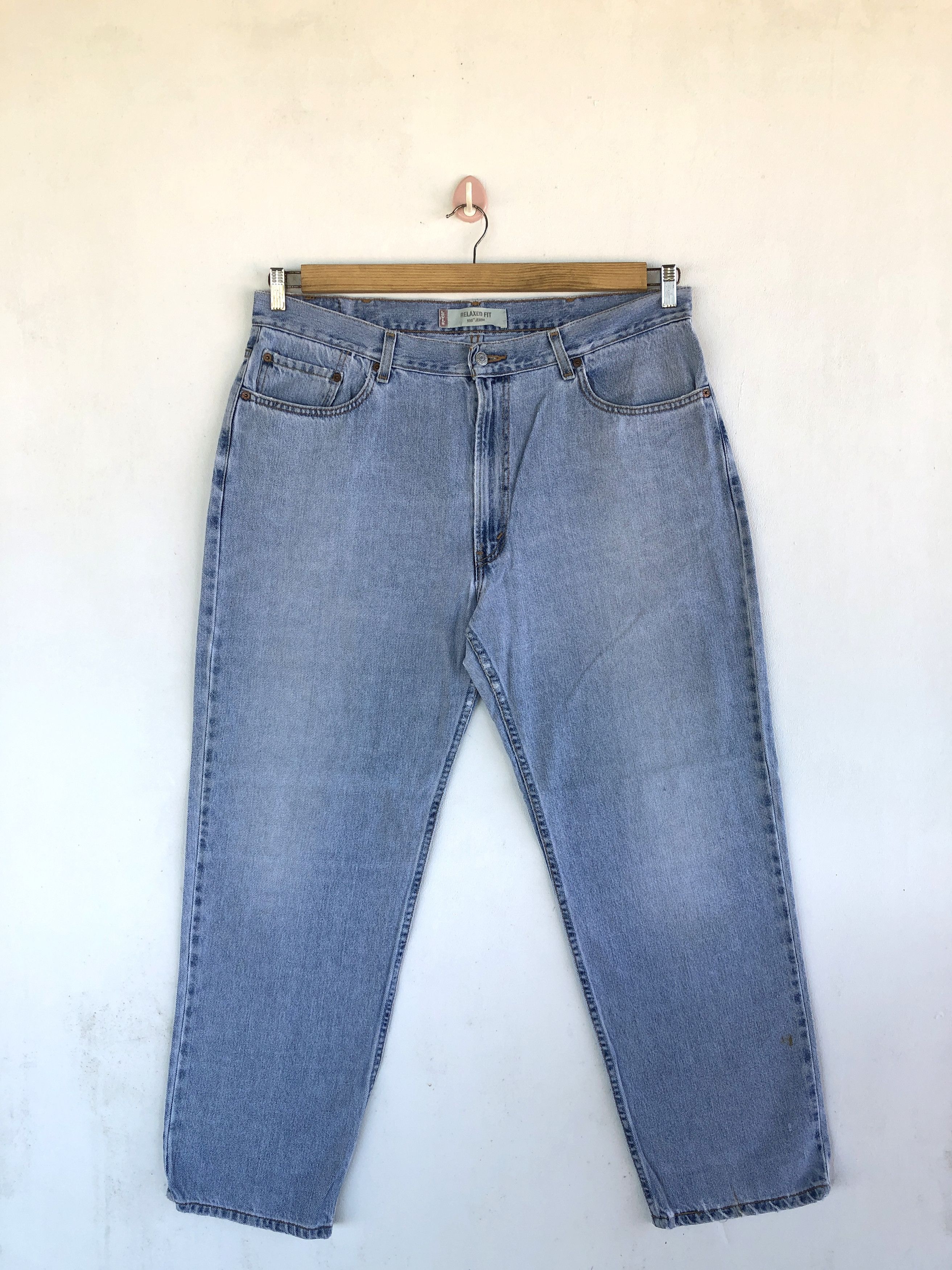 Levi's Vintage Light Wash Levi's Jeans Levi's 550 Denim Size US 38 / EU 54 - 1 Thumbnail