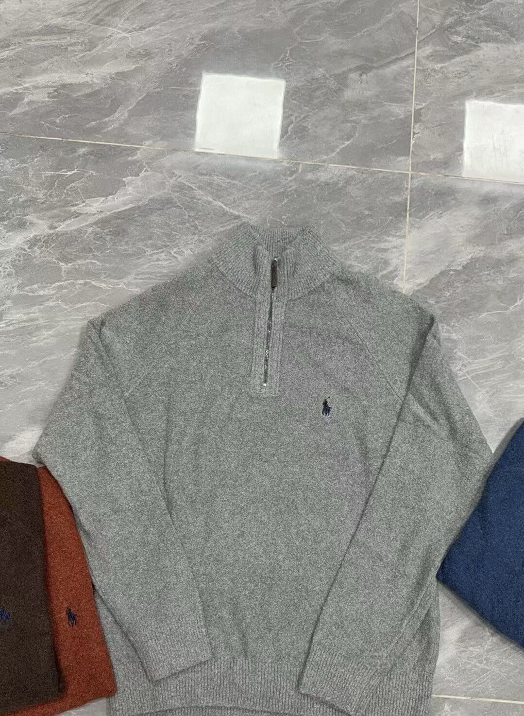 Polo Ralph Lauren Polo Ralph Lauren Pony Embroidered Zip-Up Knit Cardigan Size US S / EU 44-46 / 1 - 3 Thumbnail