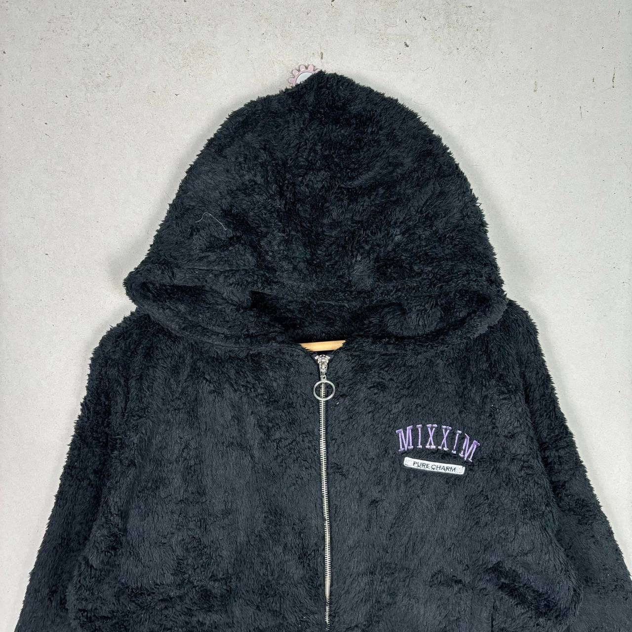 Japanese Brand Japan MIXXIM Fur Sherpa Black Hooded Jacket Size US S / EU 44-46 / 1 - 3 Thumbnail
