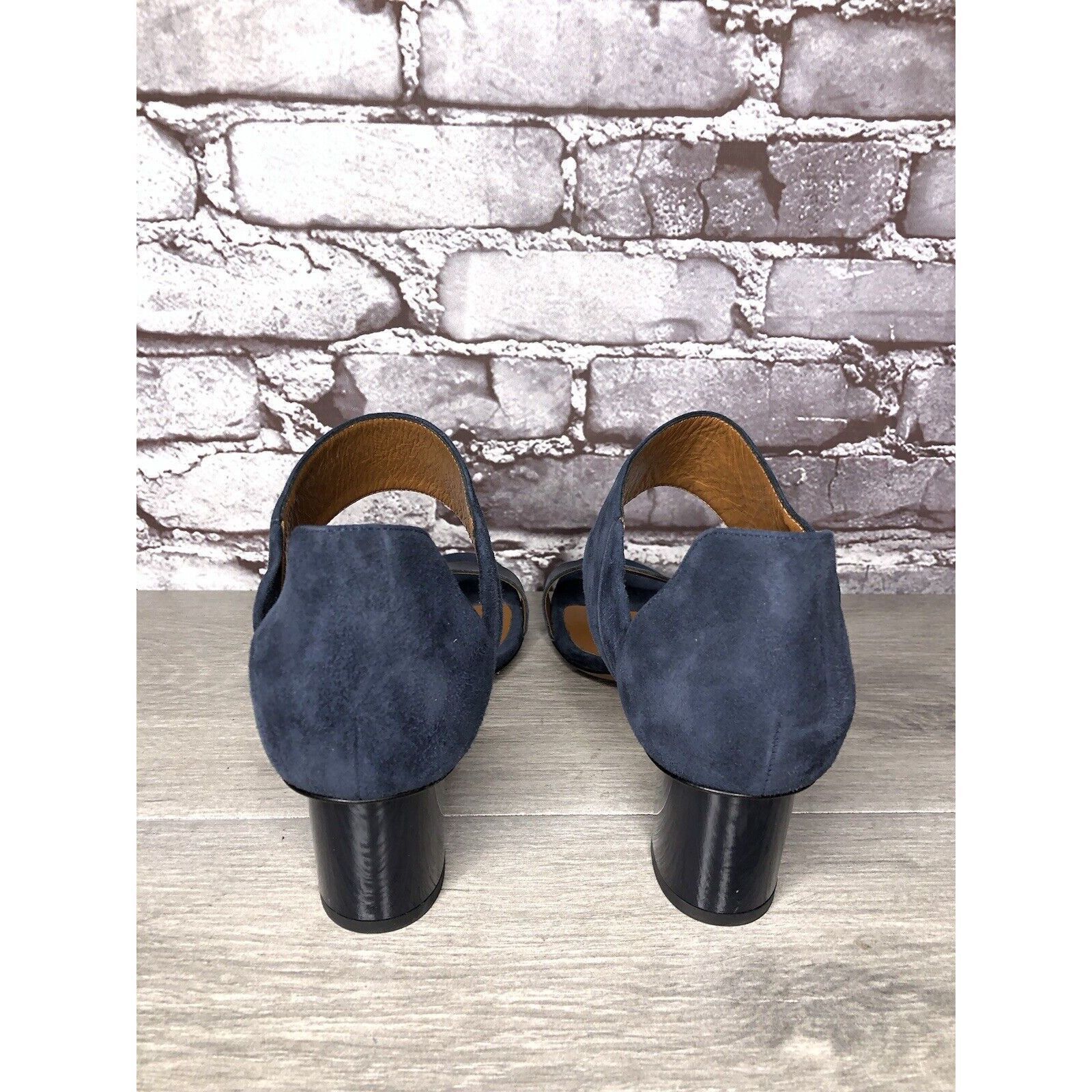 Aquatalia Aquatalia Blue Suede Leather Ankle Strap Heel Sandals Women’ Size US 11 / IT 41 - 4 Thumbnail