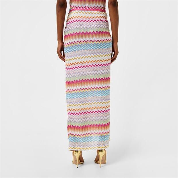 Missoni o1g2r1mq1124 Long Skirt in Multicolor Size 27" / US 4 / IT 40 - 5 Thumbnail