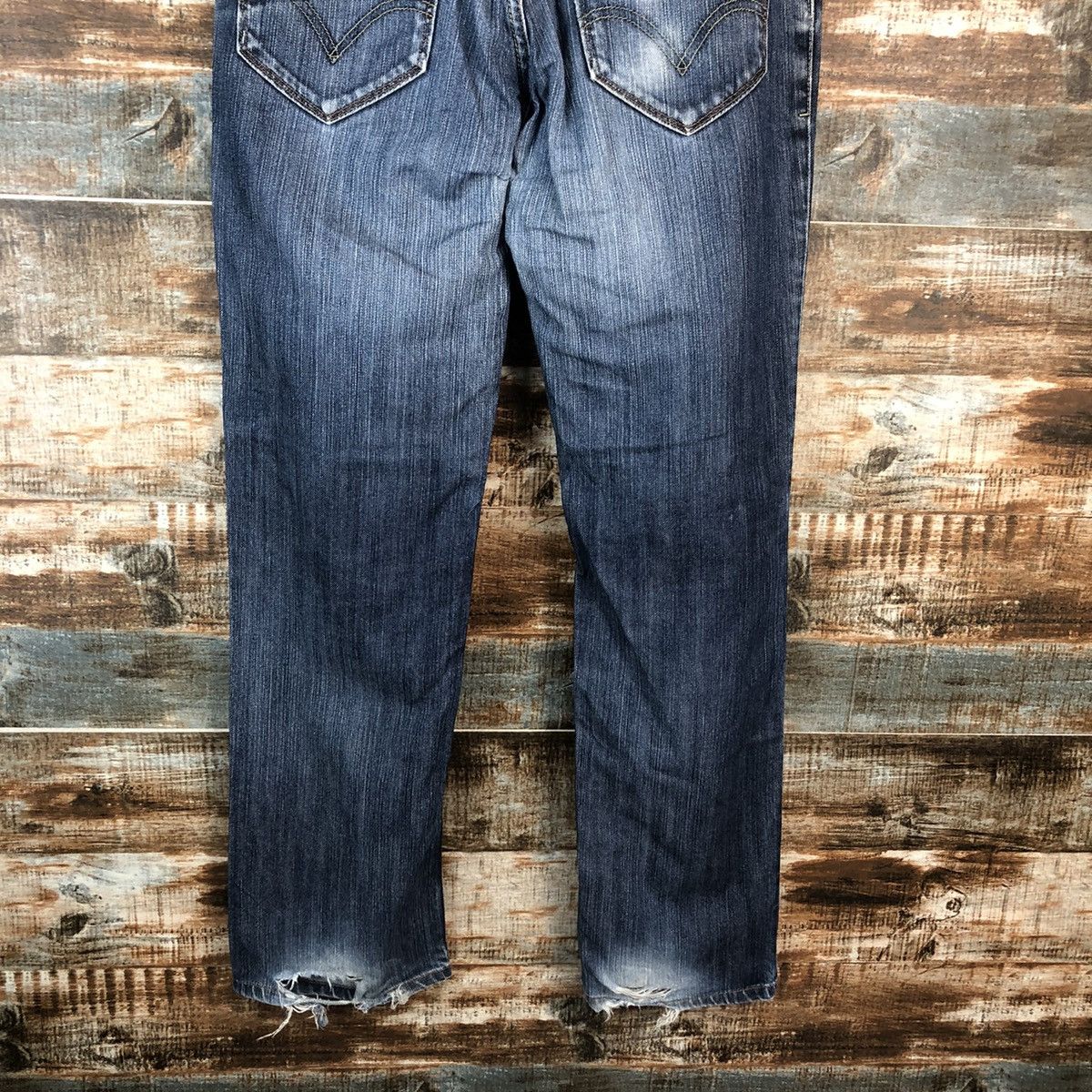 Levi's DL Levis 511 Vintage faded ripped Blue Denim Pants #C146 Size US 34 / EU 50 - 14 Thumbnail