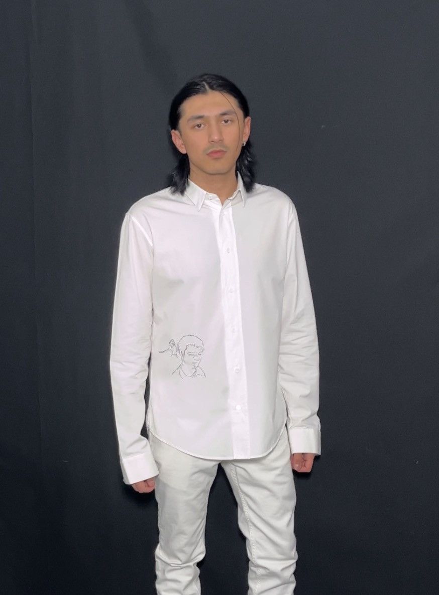 Dior AW05 Dior Homme Pete Doherty Crystal Button Shirt Size US M / EU 48-50 / 2 - 8 Thumbnail