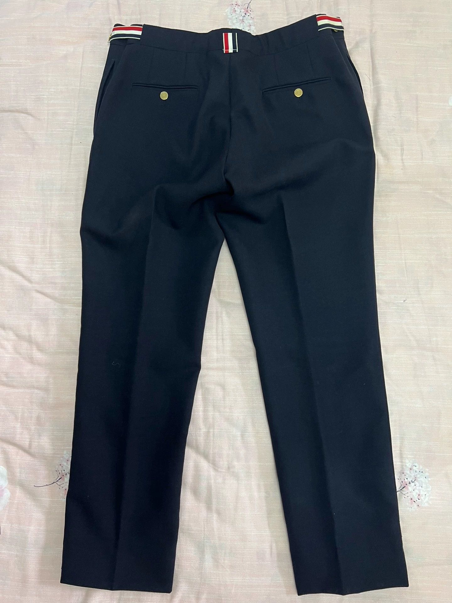 Thom Browne Thom Browne Basic Wool Trousers Navy 4 Men's Size US 36 / EU 52 - 3 Thumbnail