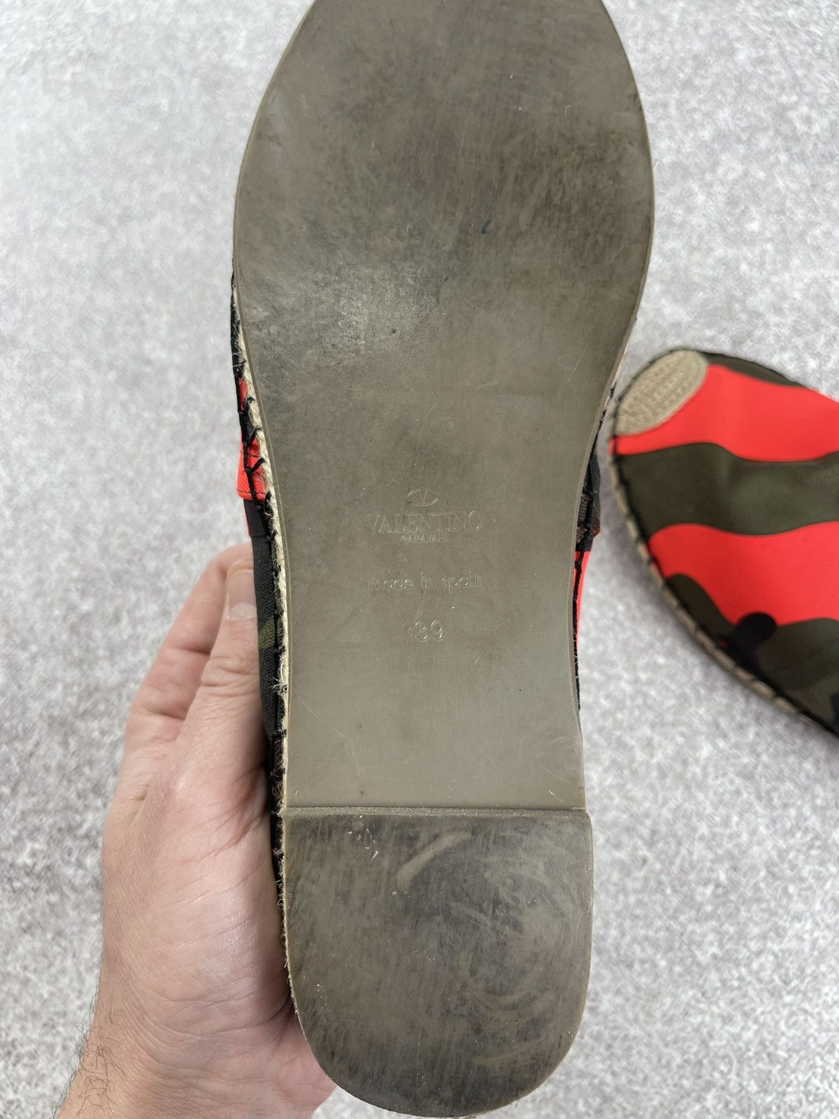 Valentino Valentino Garvani Canvas Camouflage Espadrille Slip On 39 Size US 9 / IT 39 - 13 Thumbnail