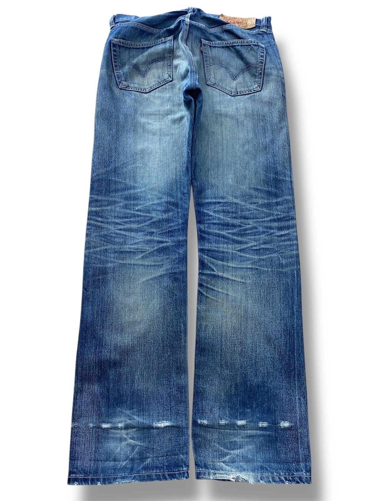 Levi's Levi’s 501 Distressed Patch Work Style Baggy Jeans Size US 33 - 3 Thumbnail
