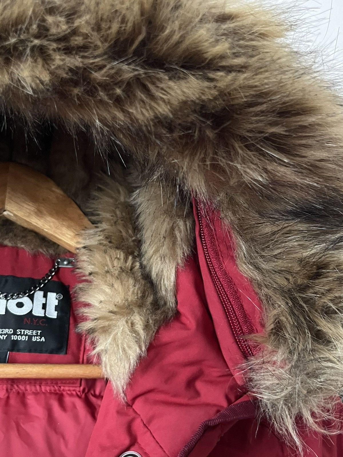 Schott Vintage Schott Flight Jacket Heavy Bombers Fur Hoodies S Size S / US 4 / IT 40 - 10 Thumbnail