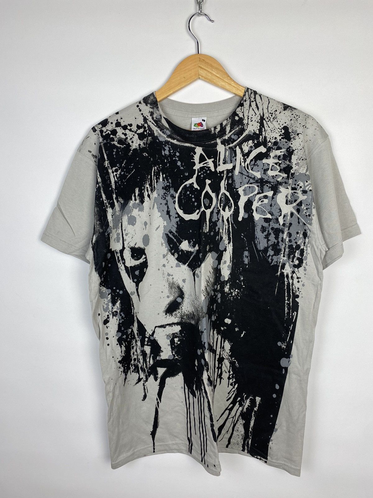 Vintage Alice Cooper all printed rock punk T shirt