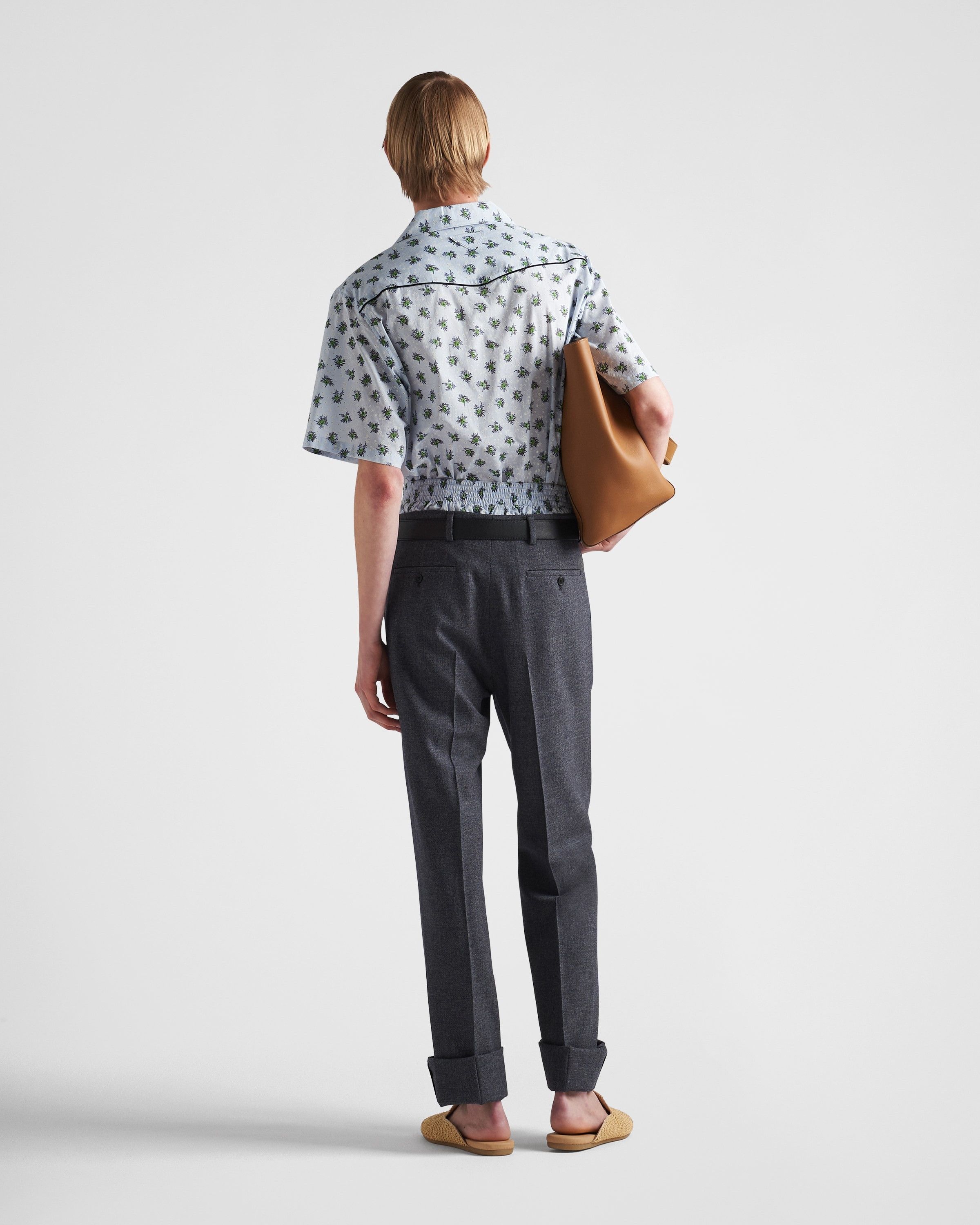 Prada o1bcso1str1025 Batista Edelweis Short-Sleeved Shirt Size US S / EU 44-46 / 1 - 5 Thumbnail