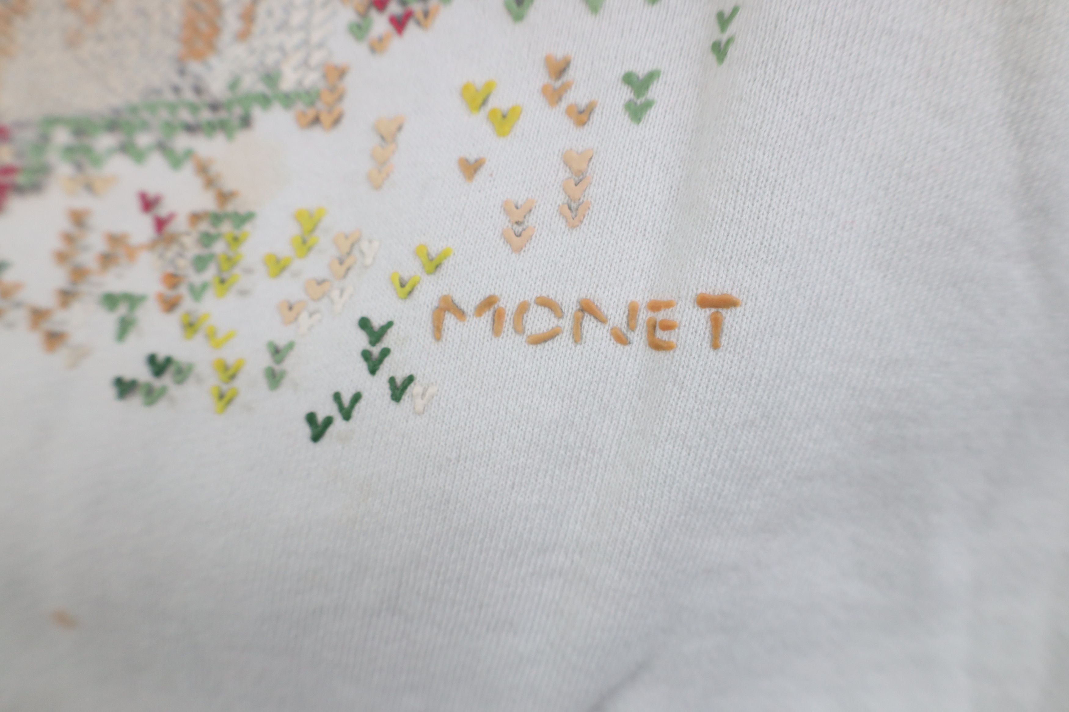 Vintage Vintage 90s Streetwear Claude Monet Art Sweatshirt USA Size XL / US 12-14 / IT 48-50 - 5 Thumbnail