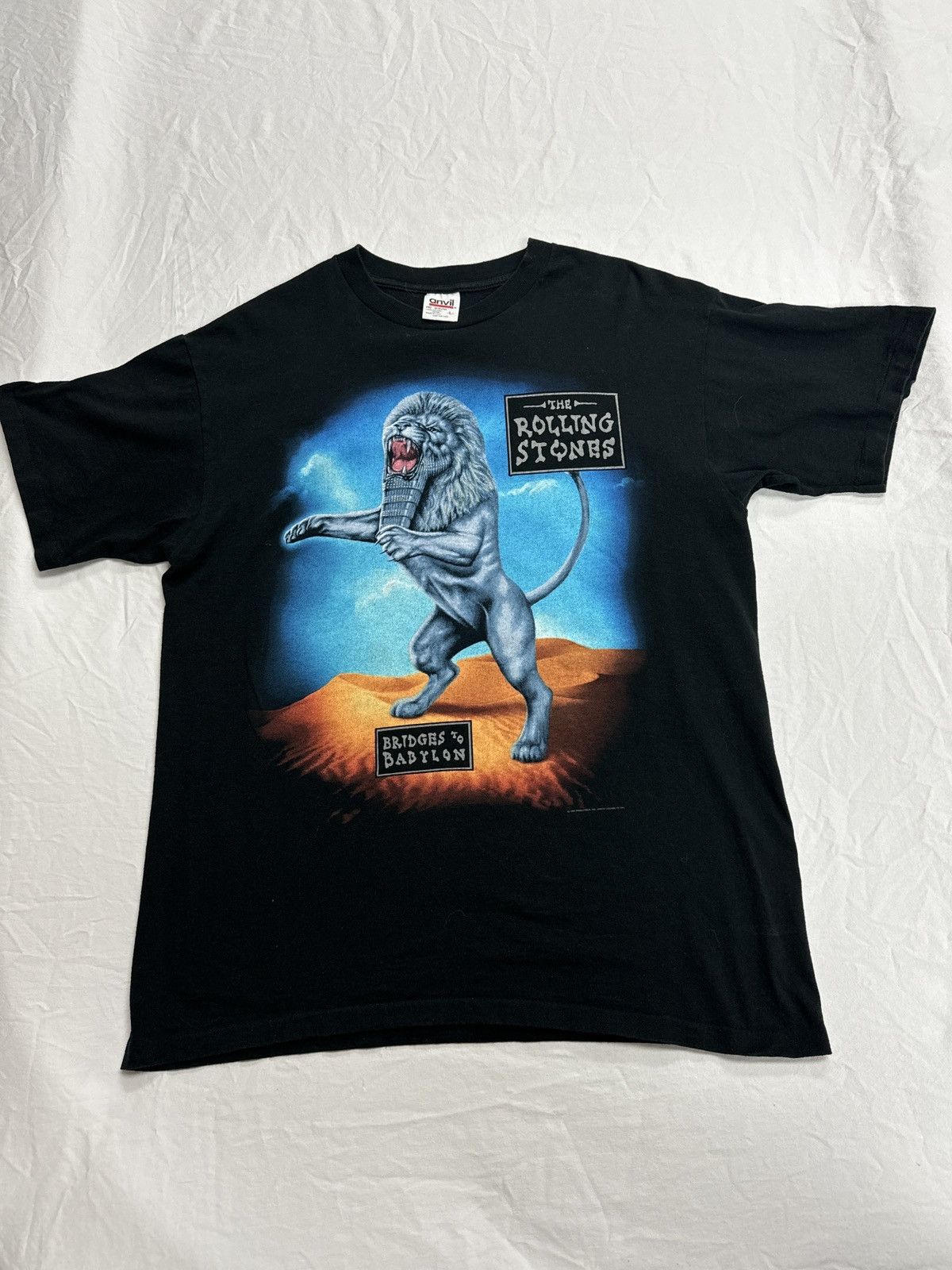 Other Vintage Rolling Stones Bridges To Babylon T-Shirt Size US L / EU 52-54 / 3 - 1 Thumbnail