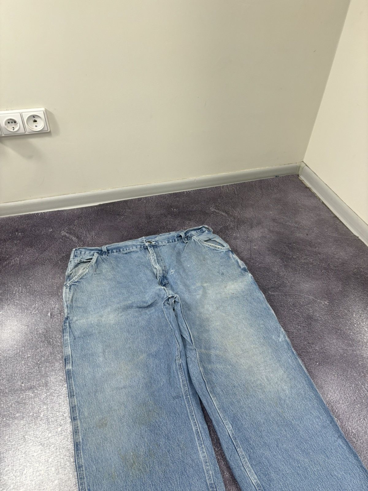 Carhartt Vintage Carhartt Denim Dungaree Fit Faded Hype Baggy Jeans Size US 42 / EU 58 - 10 Thumbnail