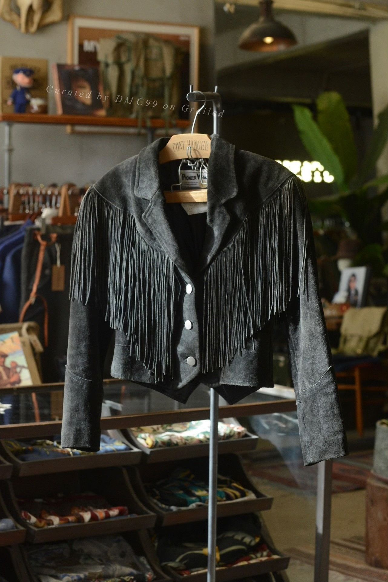 Rockmount Ranch Wear 1970s Suede Fringe Short Jacket USA Size M / US 6-8 / IT 42-44 - 1 Thumbnail