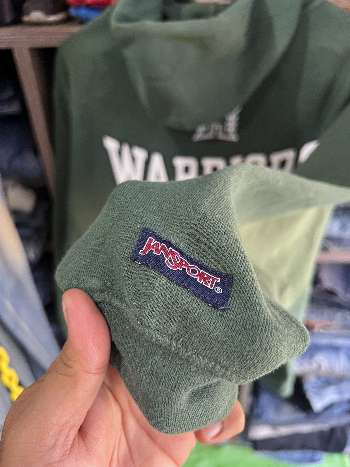 Jansport 🔥Vintage Jansport Hawaii Warriors Pullover Hoodie Size US M / EU 48-50 / 2 - 12 Thumbnail
