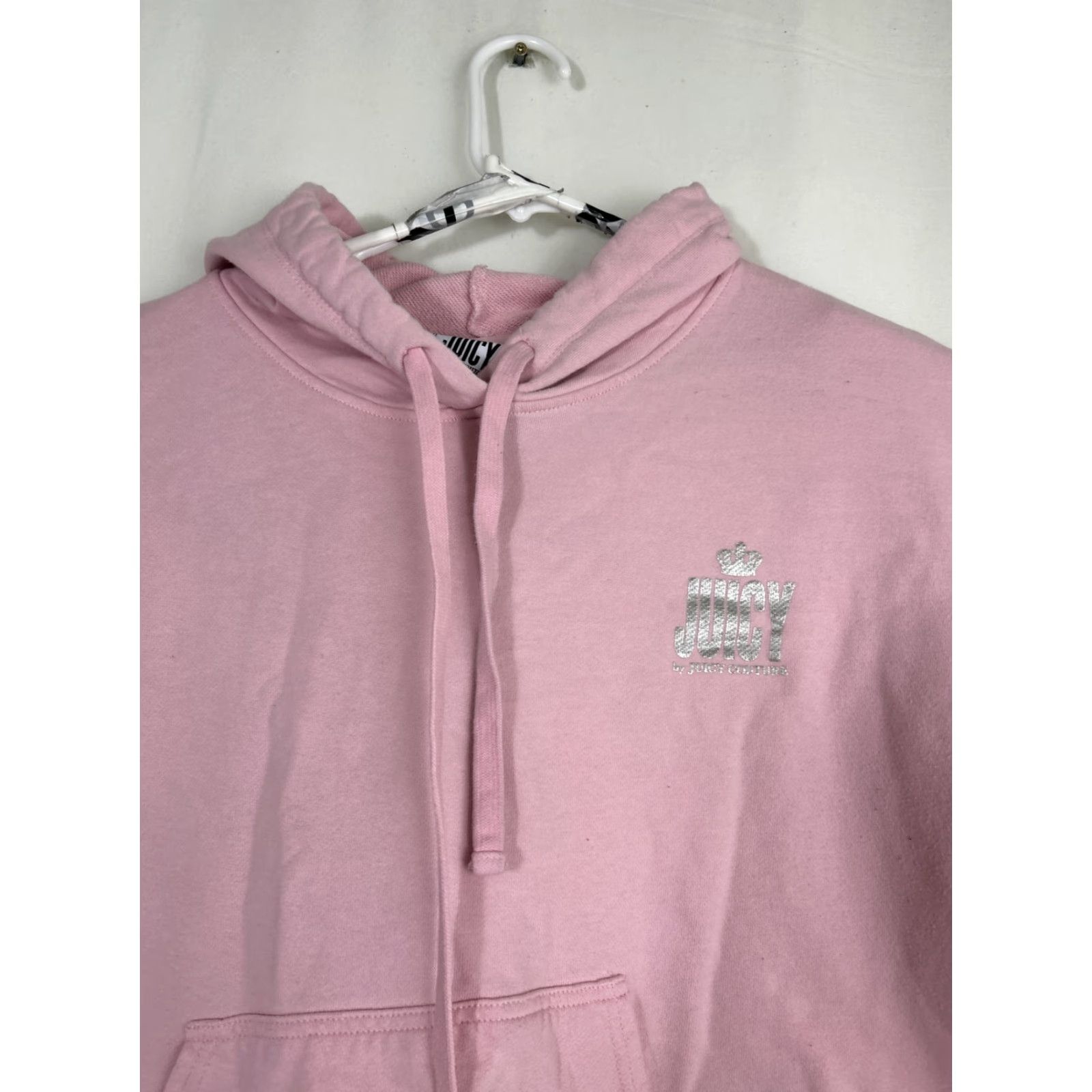 Juicy Couture Juicy Couture Hoodie Pink 1X Womens Pullover Pouch Pocket Activewear Size XL / US 12-14 / IT 48-50 - 3 Thumbnail