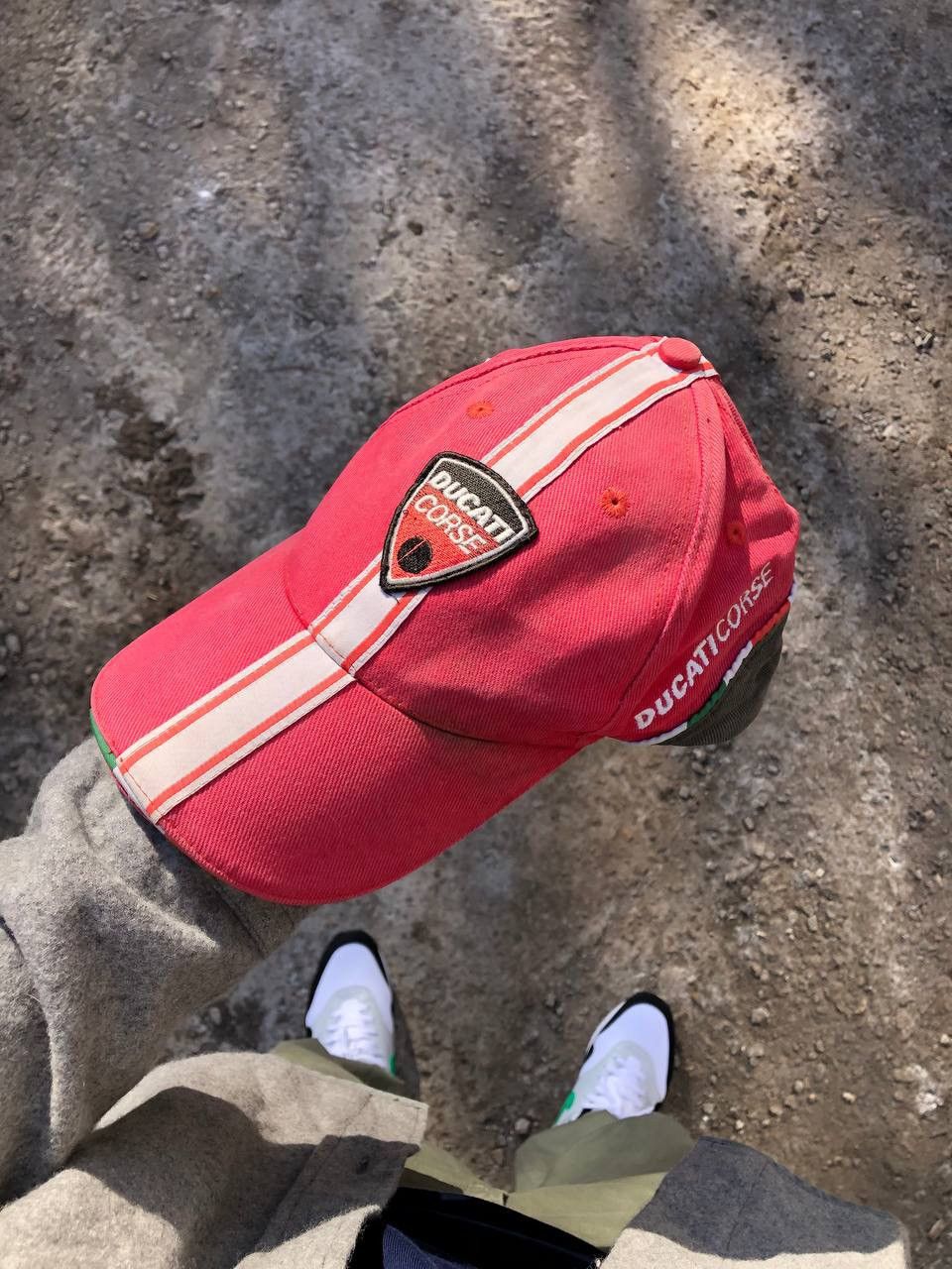 Ducati × Vintage VERY RARE DUCATI CORSE MOTORCYCLE CAP RACING BIKE RETRO 90s Size ONE SIZE - 4 Thumbnail