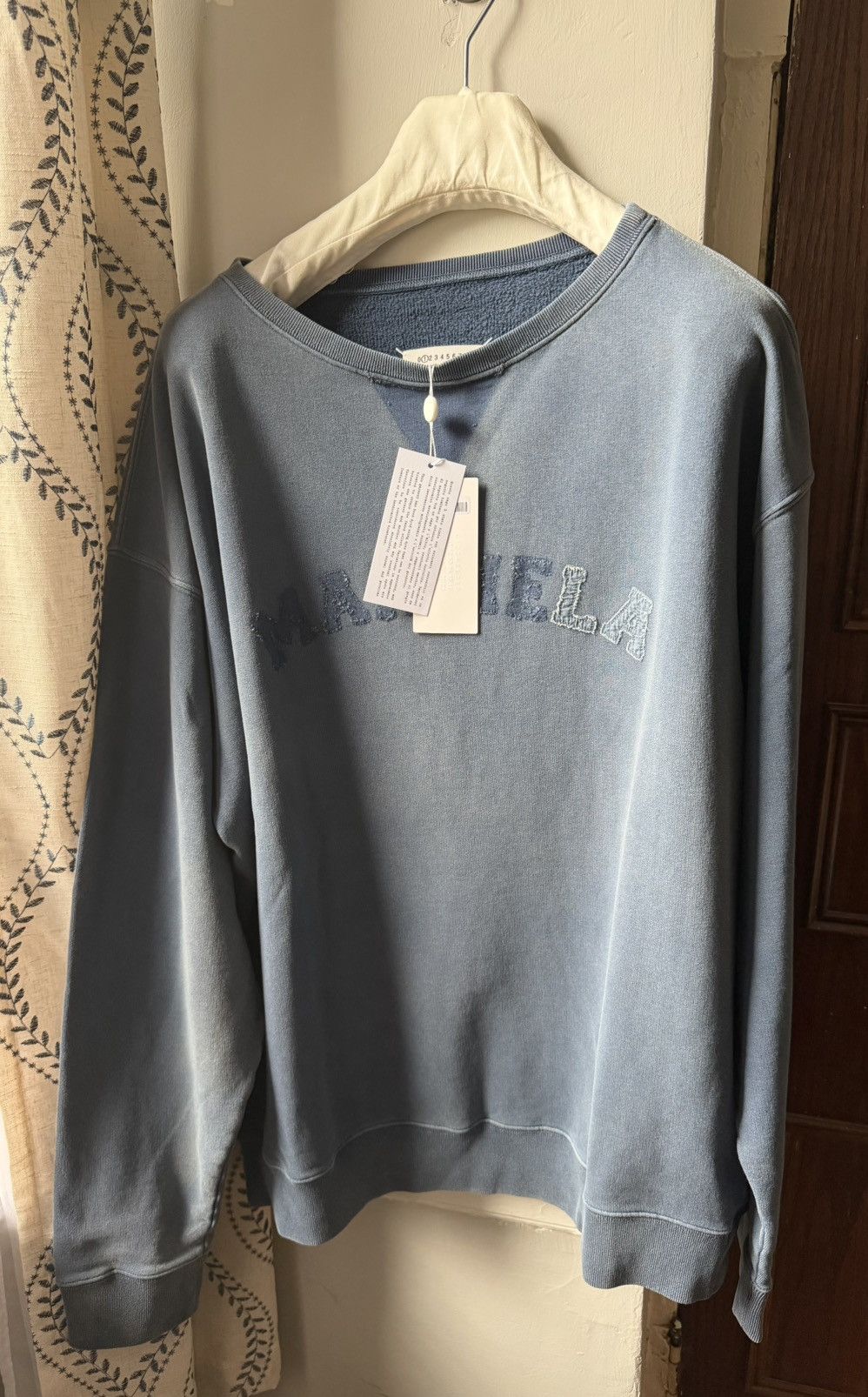 Maison Margiela $1.2k worn-look organic-cotton sweatshirt, M,oversized),IT Size US M / EU 48-50 / 2 - 1 Thumbnail