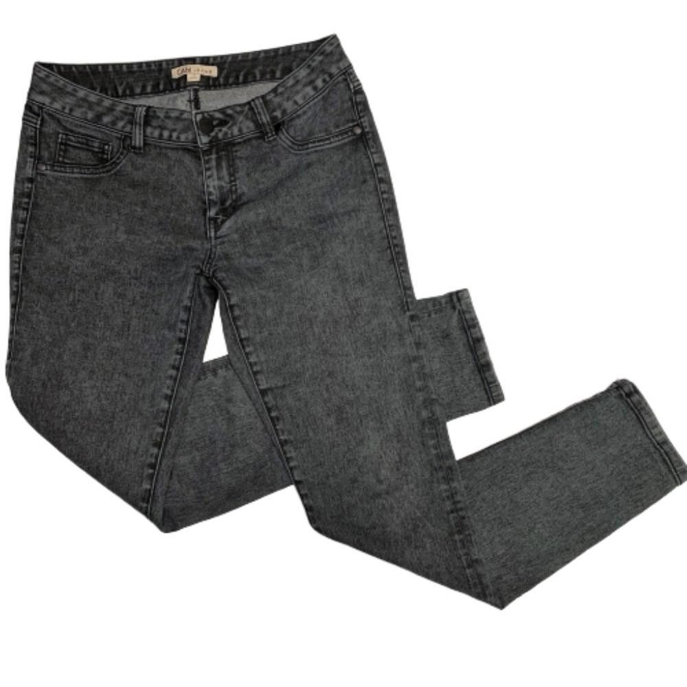 Designer CAbi Stone Washed Black Skinny Jegging Jeans, Sz 4 Size 27" / US 4 / IT 40 - 1 Thumbnail
