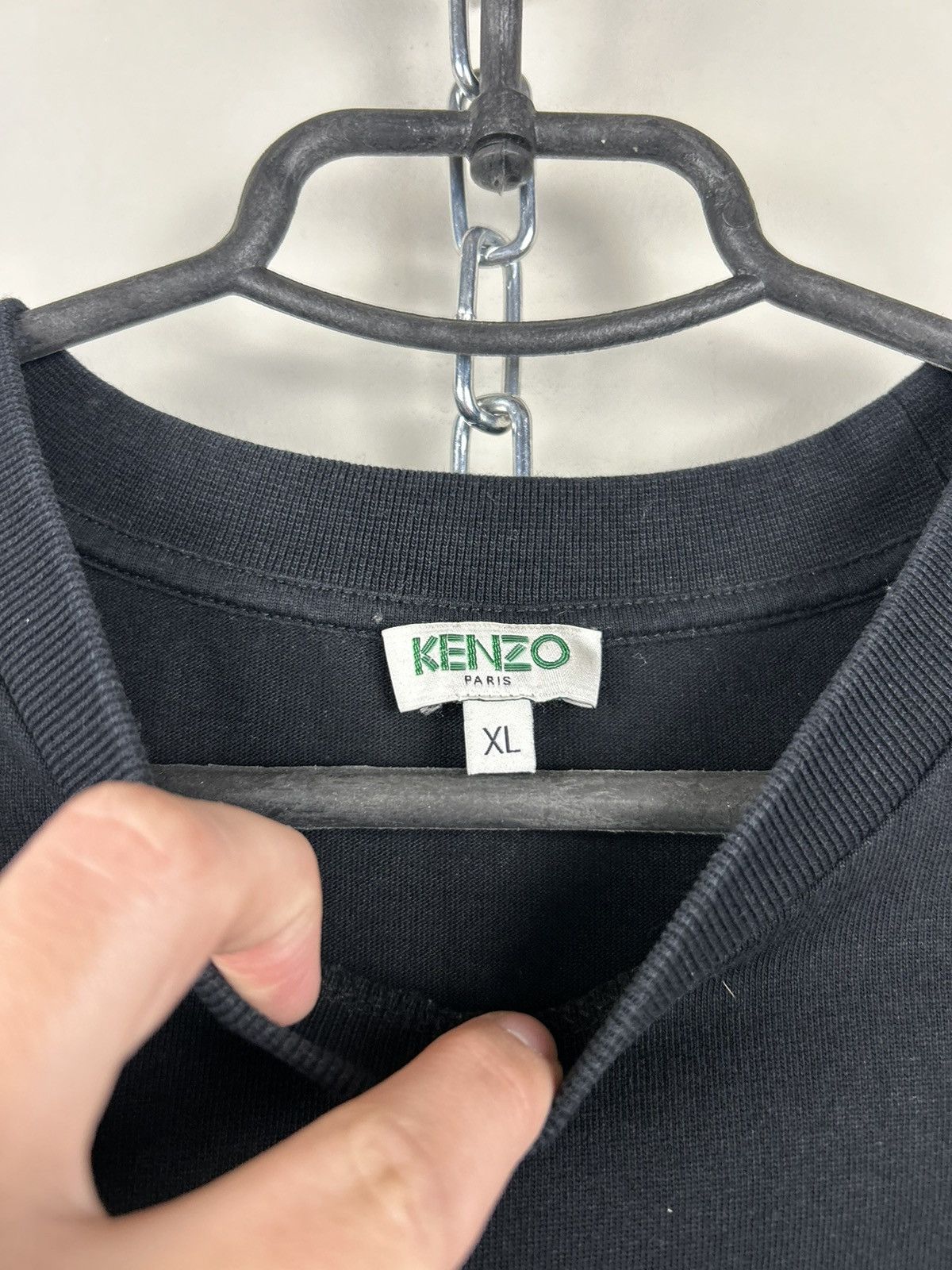 Kenzo Kenzo Paris Black T-Shirt Logo Graphic Tee Size US XL / EU 56 / 4 - 3 Thumbnail