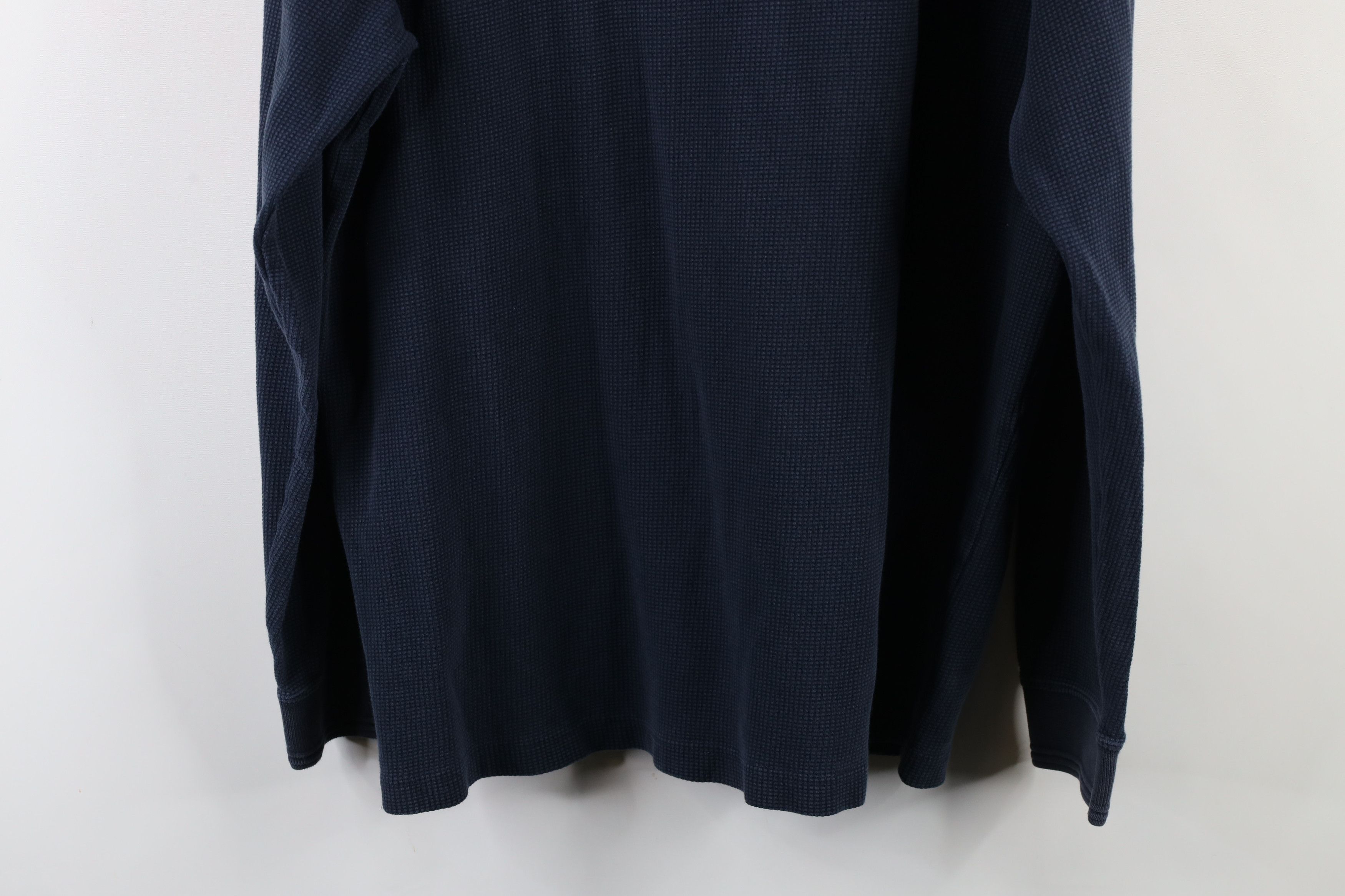 Vintage Vintage 90s Streetwear Waffle Knit Long Sleeve Polo USA Size US L / EU 52-54 / 3 - 9 Thumbnail