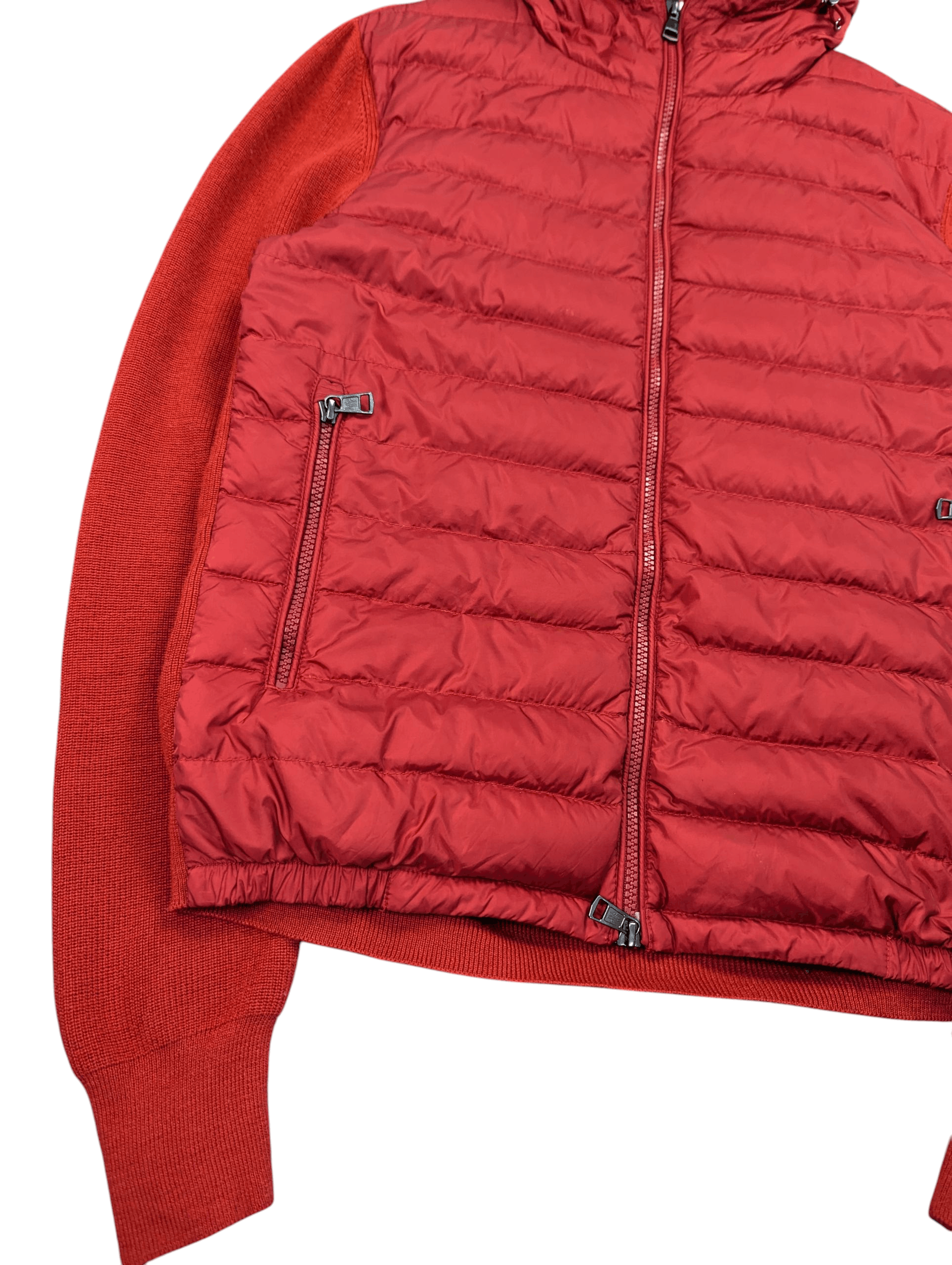 Moncler Moncler Maglione Knitted Down Hooded Jacket Size US M / EU 48-50 / 2 - 4 Thumbnail