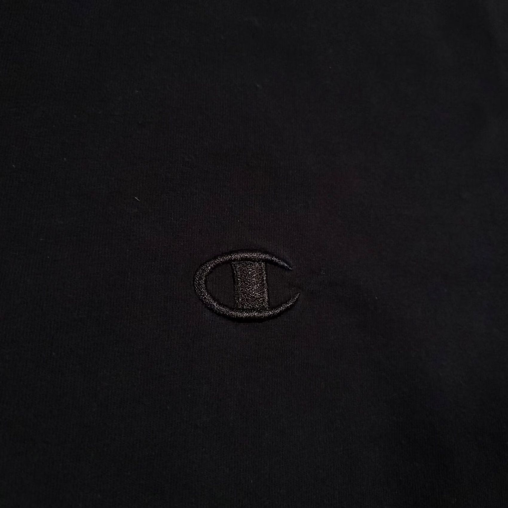Champion VINTAGE Champion Shirt Mens 2XL Black Crew Neck Short Sleeve Embroidered Logo T Size US XXL / EU 58 / 5 - 4 Thumbnail