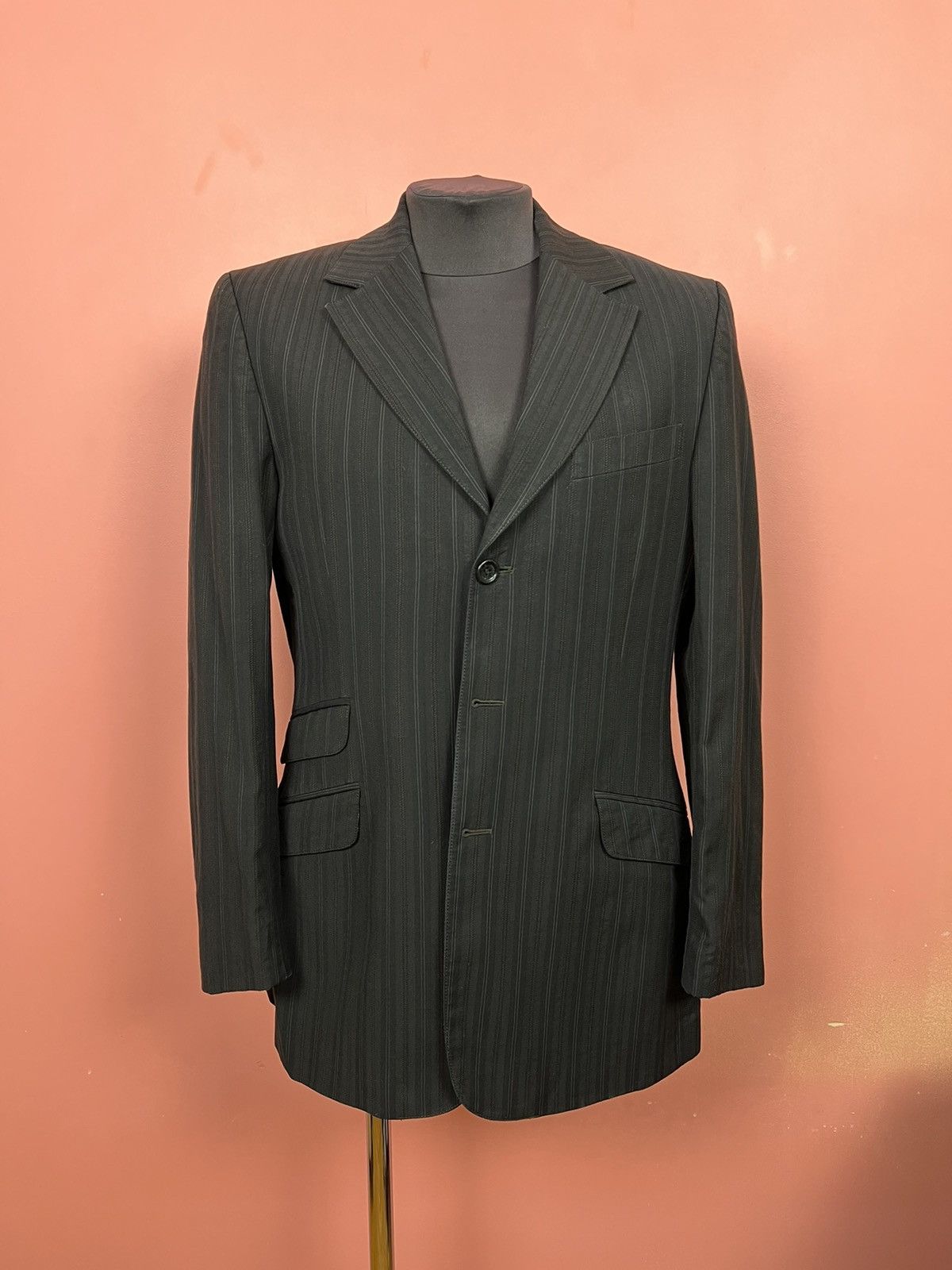 Dolce & Gabbana Dolce & gabbana blazer luxury striped 3 button Size 52R - 1 Thumbnail
