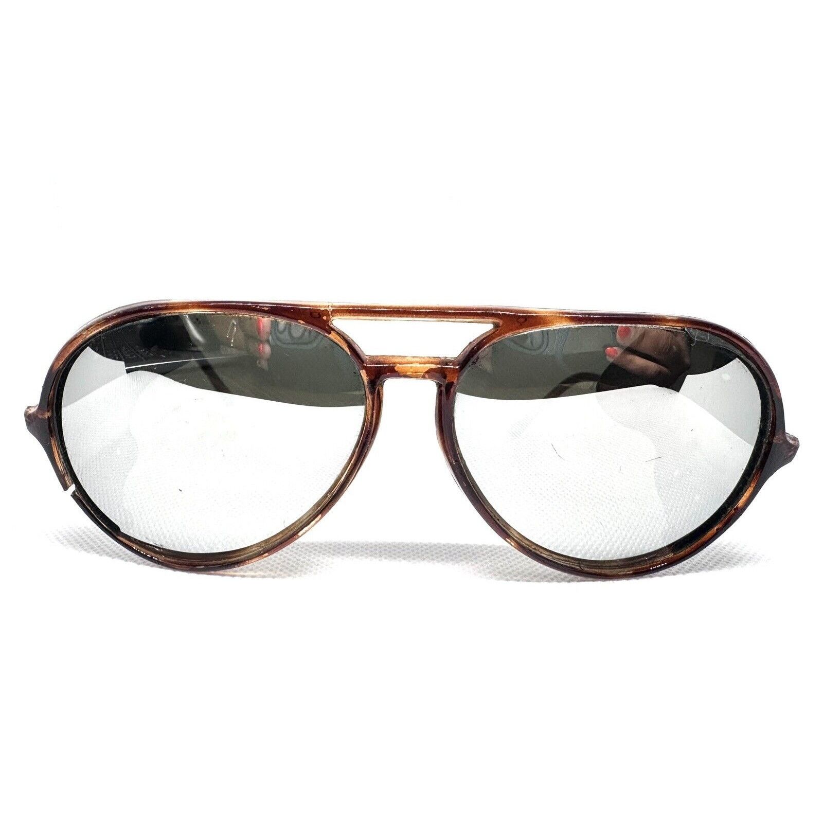 Other VINTAGE! I SKI SUNGLASSES JAPAN MIRRORED WITH LEATHER SHELDS Size ONE SIZE - 5 Thumbnail