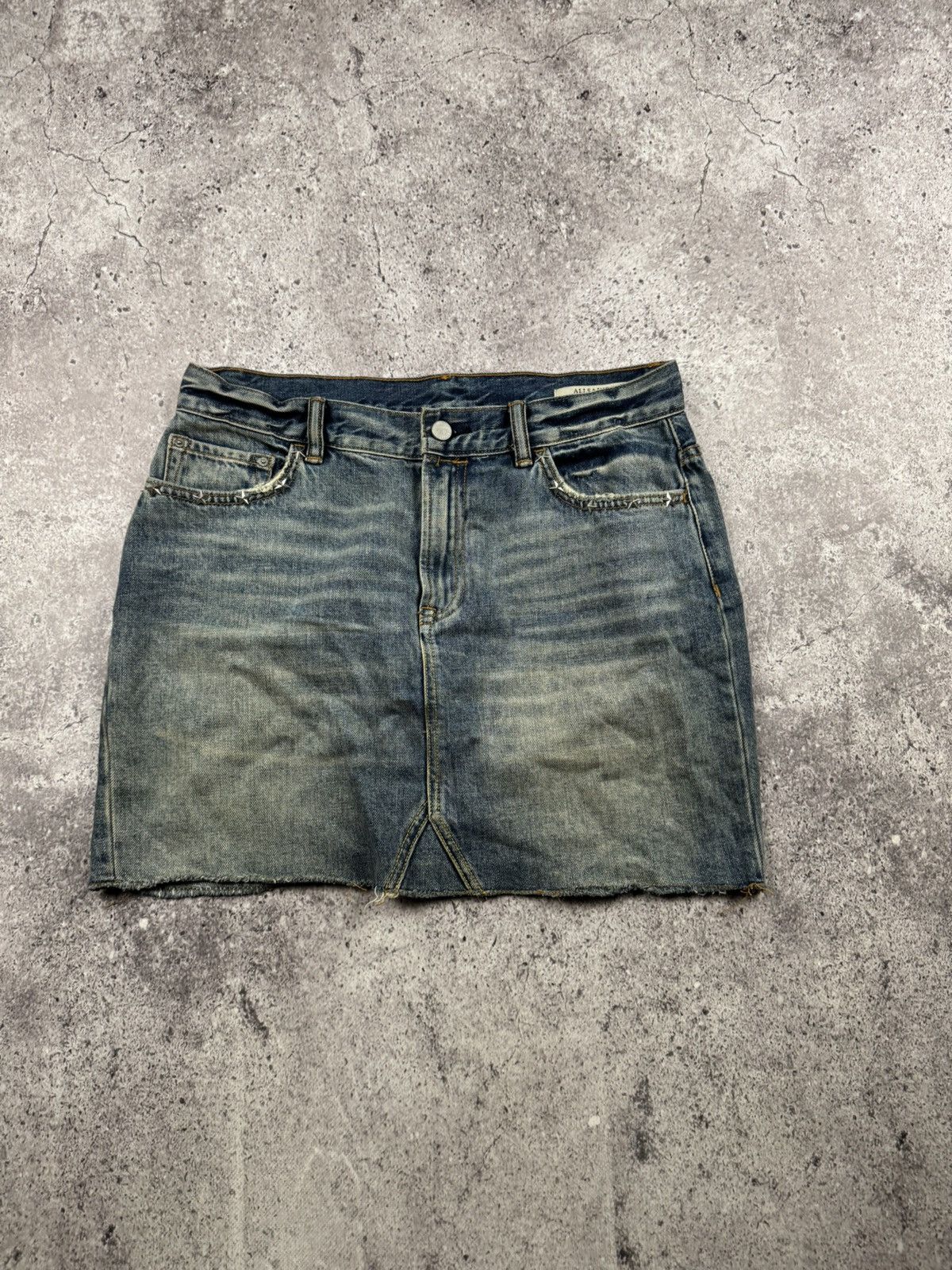 Avant garde Allsaints Junya Watanabe Denim jeans skirt Y2K